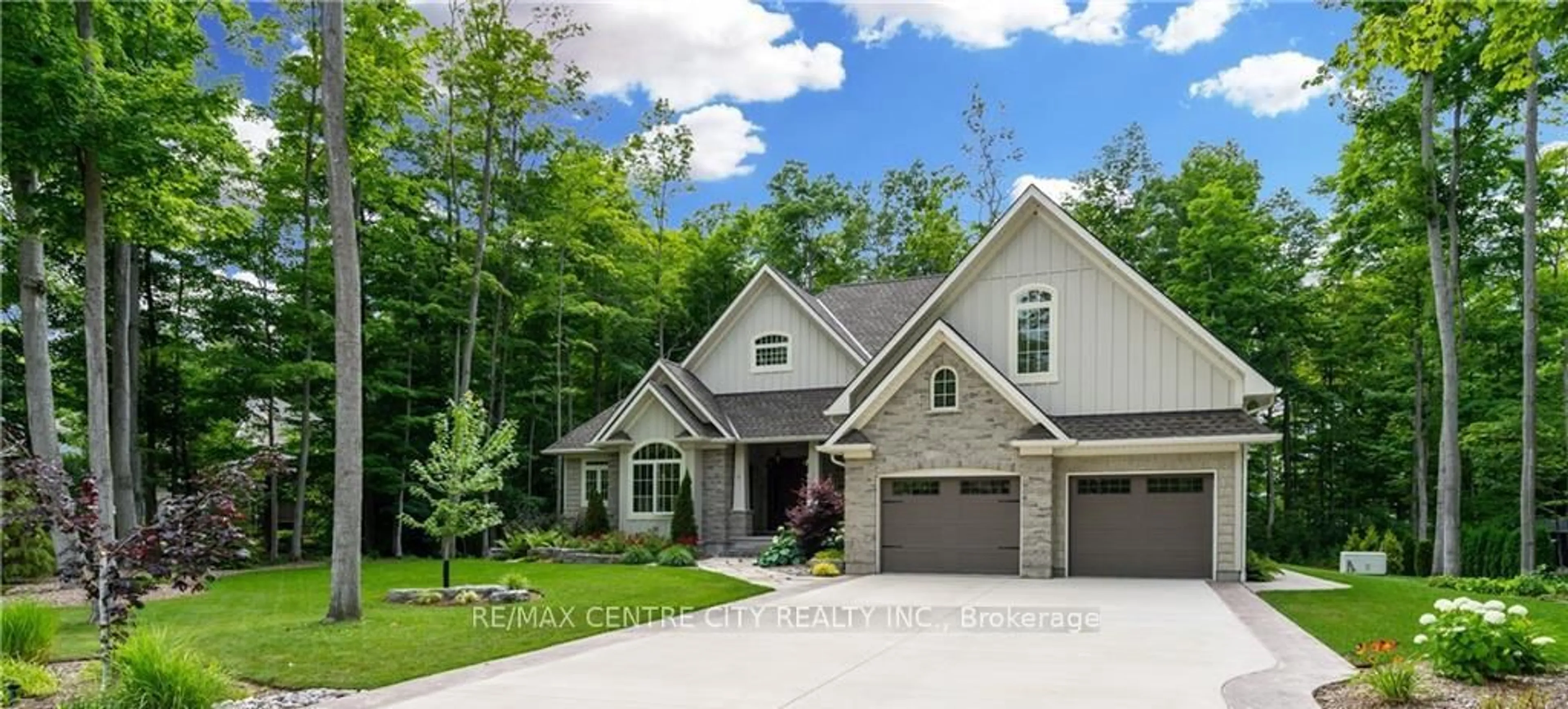 Home with brick exterior material, street for 75335 Maxobel Rd, Bluewater Ontario N0M 1G0