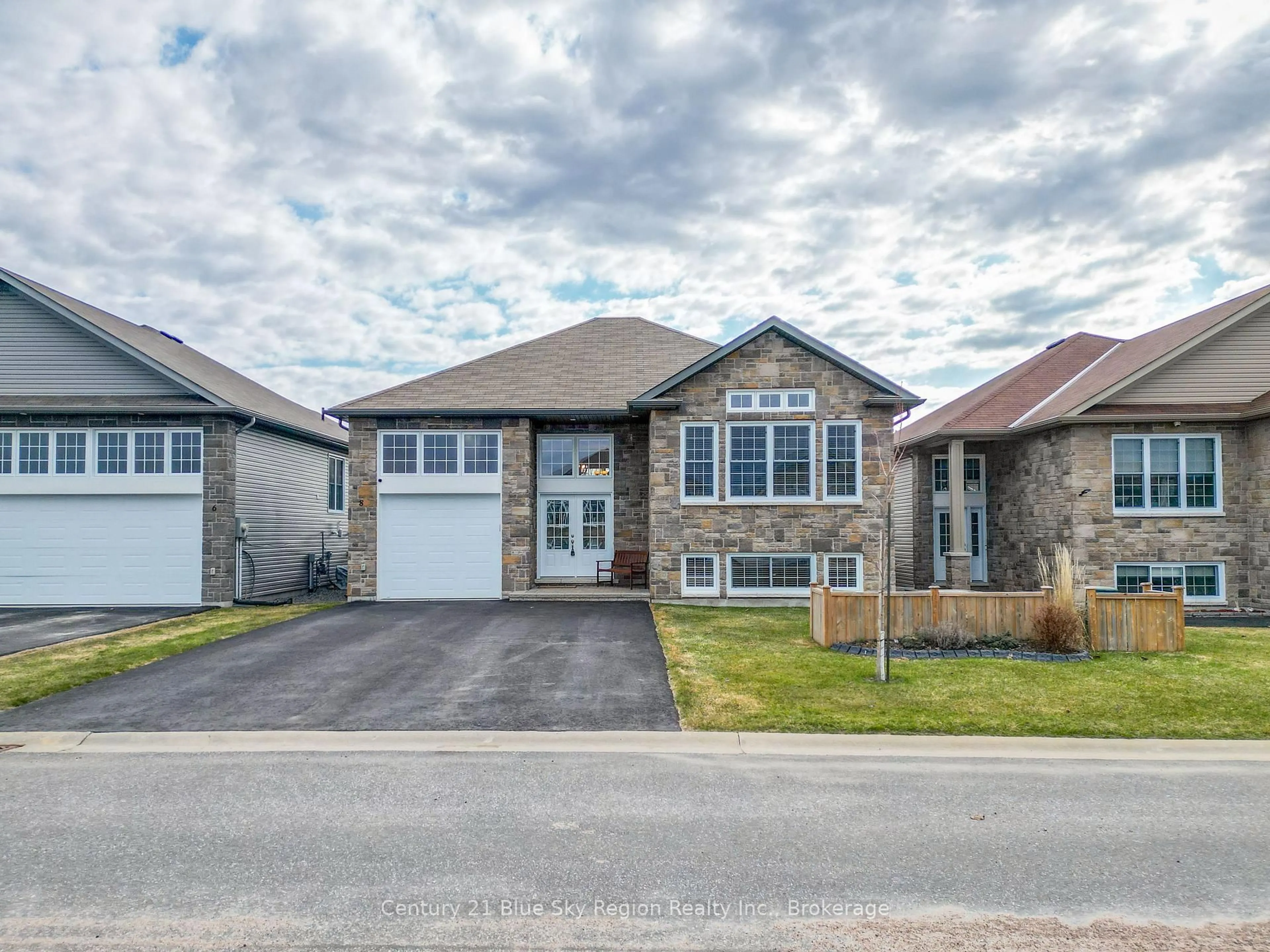 Home with brick exterior material, street for 8 Willfred Dr, North Bay Ontario P1A 0G5