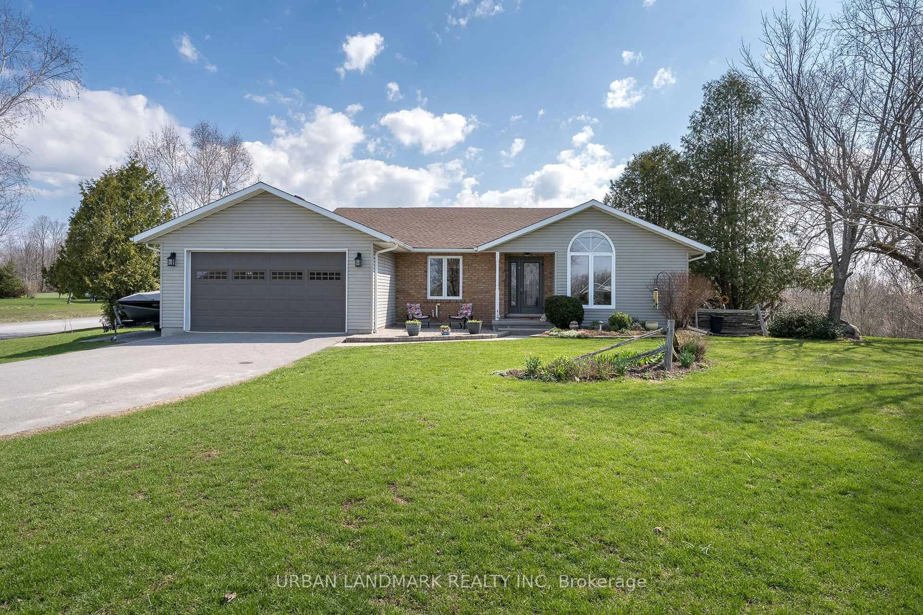 Home with vinyl exterior material, street for 63 Pitts Landing Rd, Madoc Ontario K0K 2K0