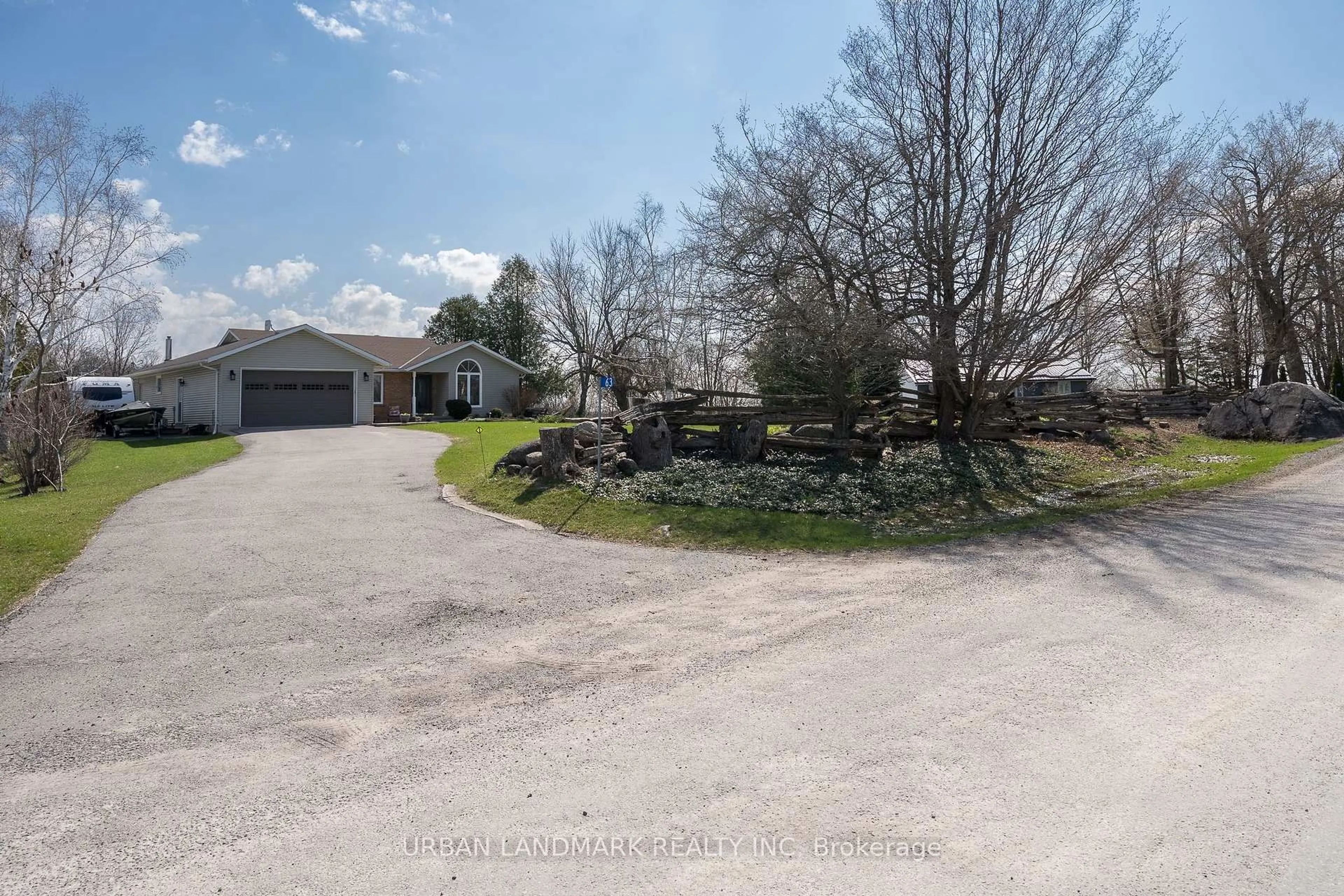 A pic from outside/outdoor area/front of a property/back of a property/a pic from drone, street for 63 Pitts Landing Rd, Madoc Ontario K0K 2K0