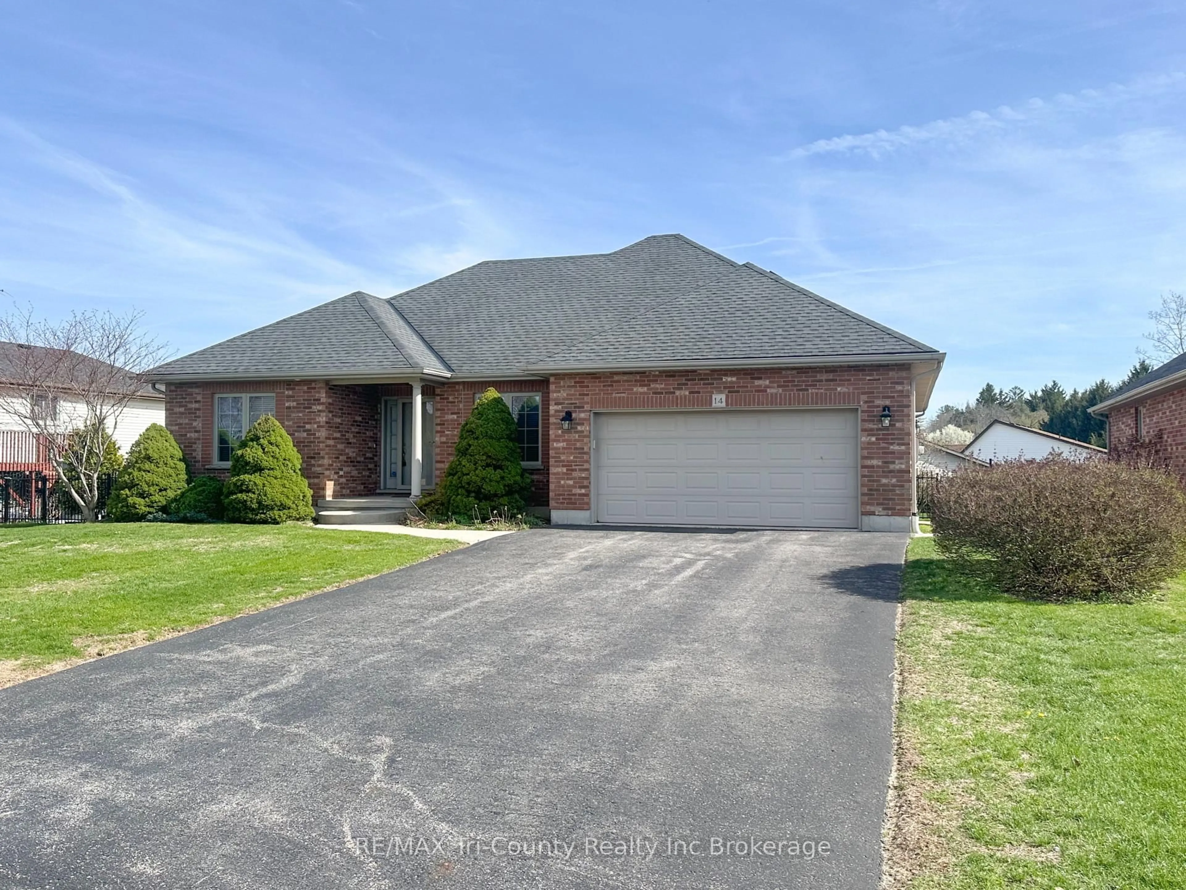 Home with brick exterior material, street for 14 Yeager Ave, Norfolk Ontario N3Y 5M6