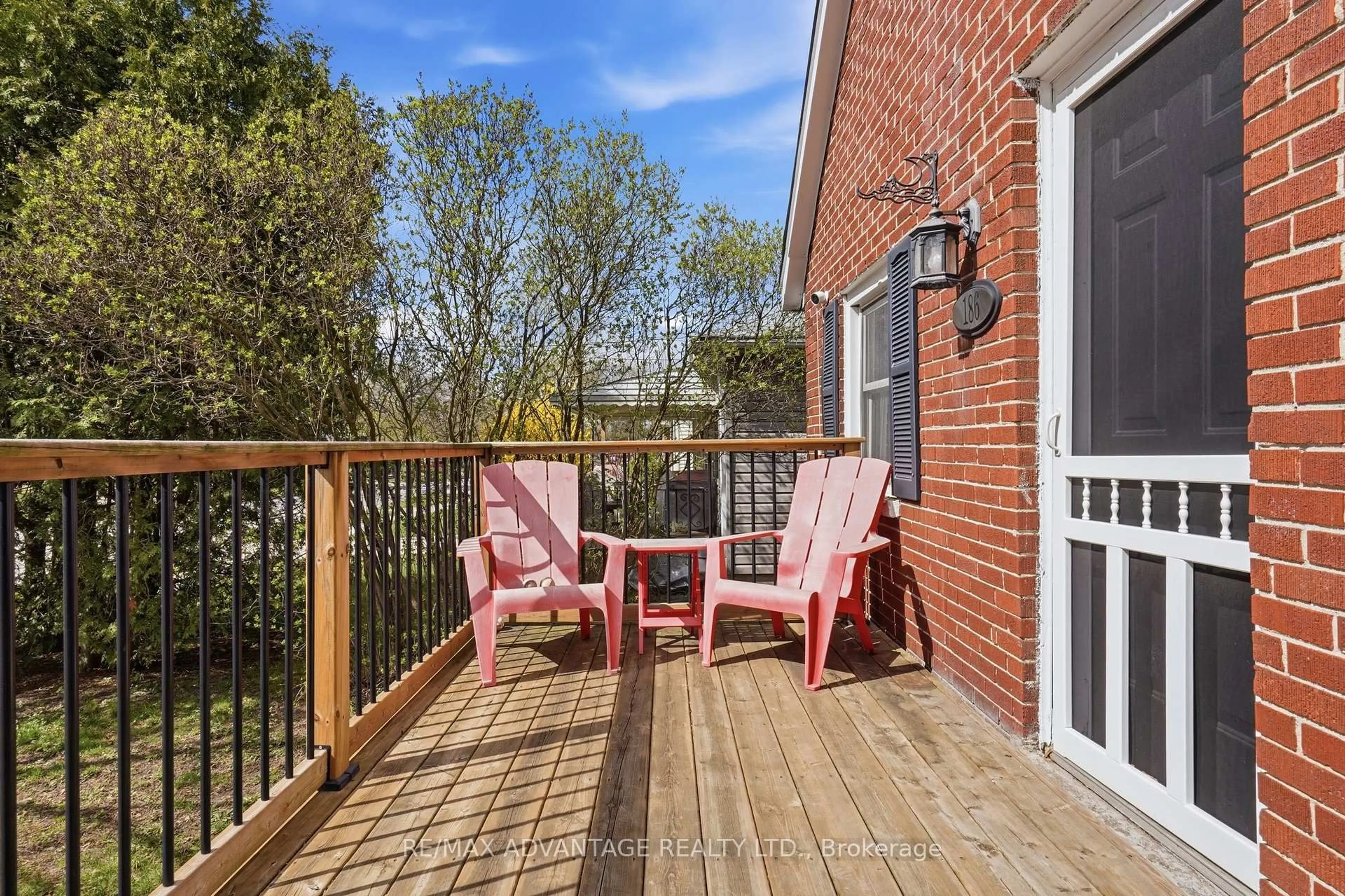 Patio, water/lake/river/ocean view for 186 Emerson Ave, London South Ontario N5Z 3L7