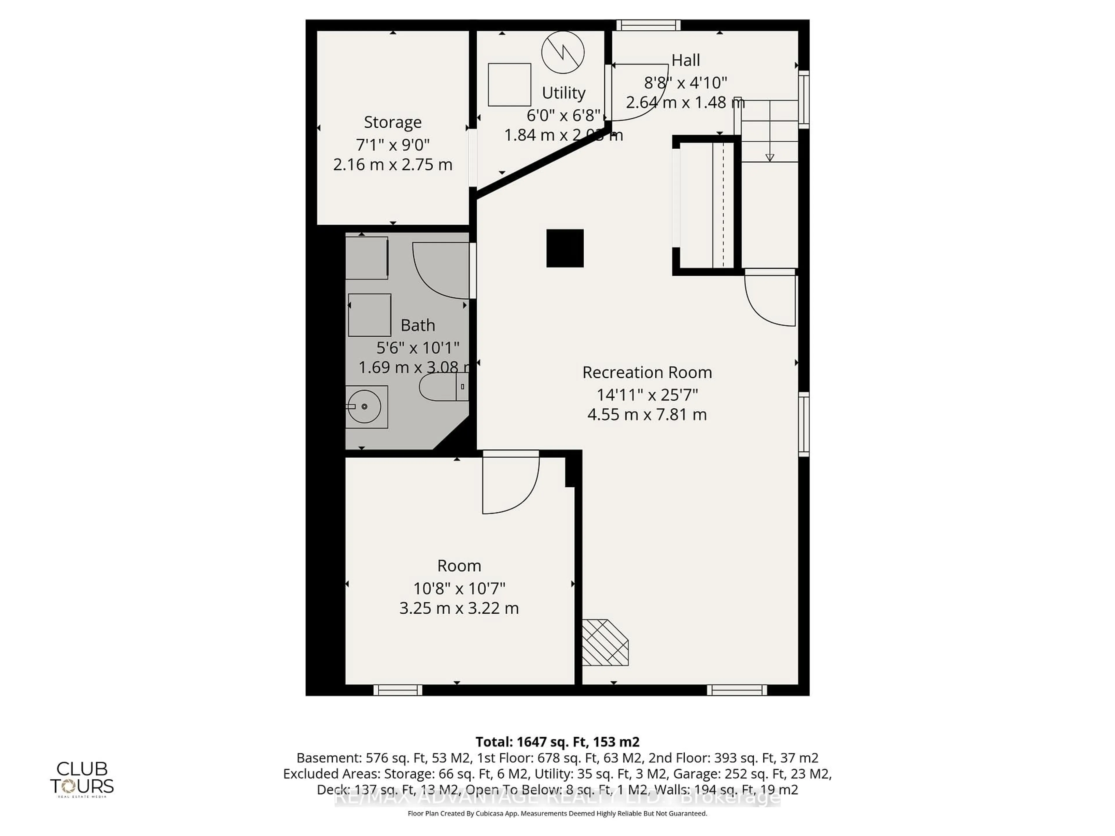 Floor plan for 186 Emerson Ave, London South Ontario N5Z 3L7