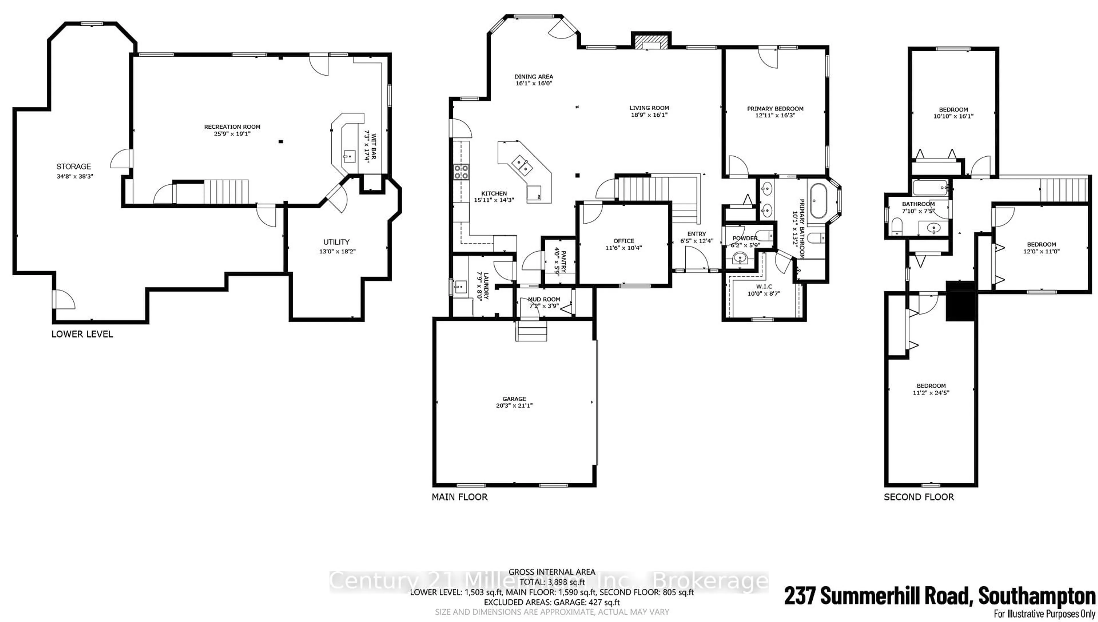 Floor plan for 237 Summerhill Rd, Saugeen Shores Ontario N0H 2L0