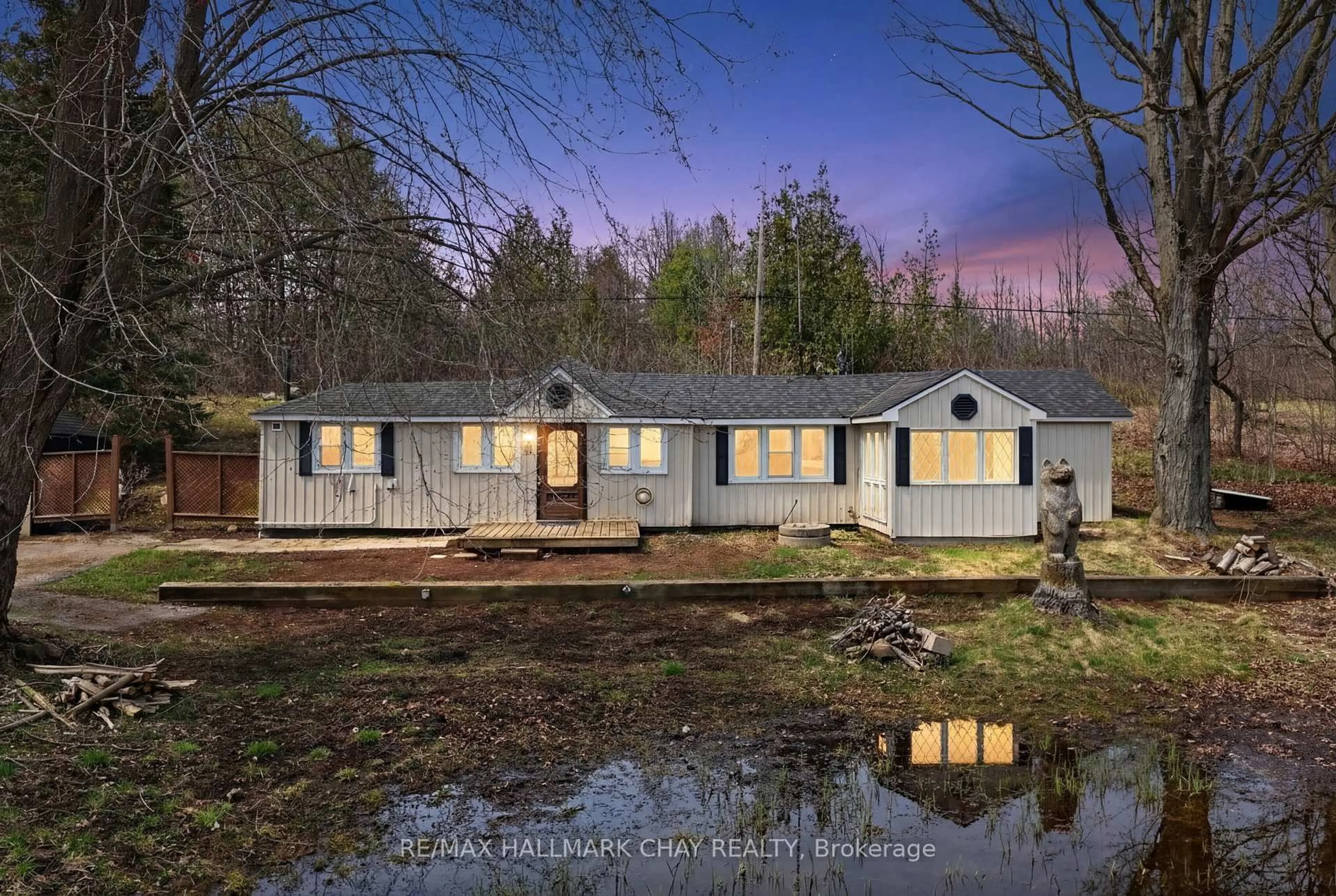 A pic from outside/outdoor area/front of a property/back of a property/a pic from drone, water/lake/river/ocean view for 127 Monck Rd, Kawartha Lakes Ontario L0K 1W0