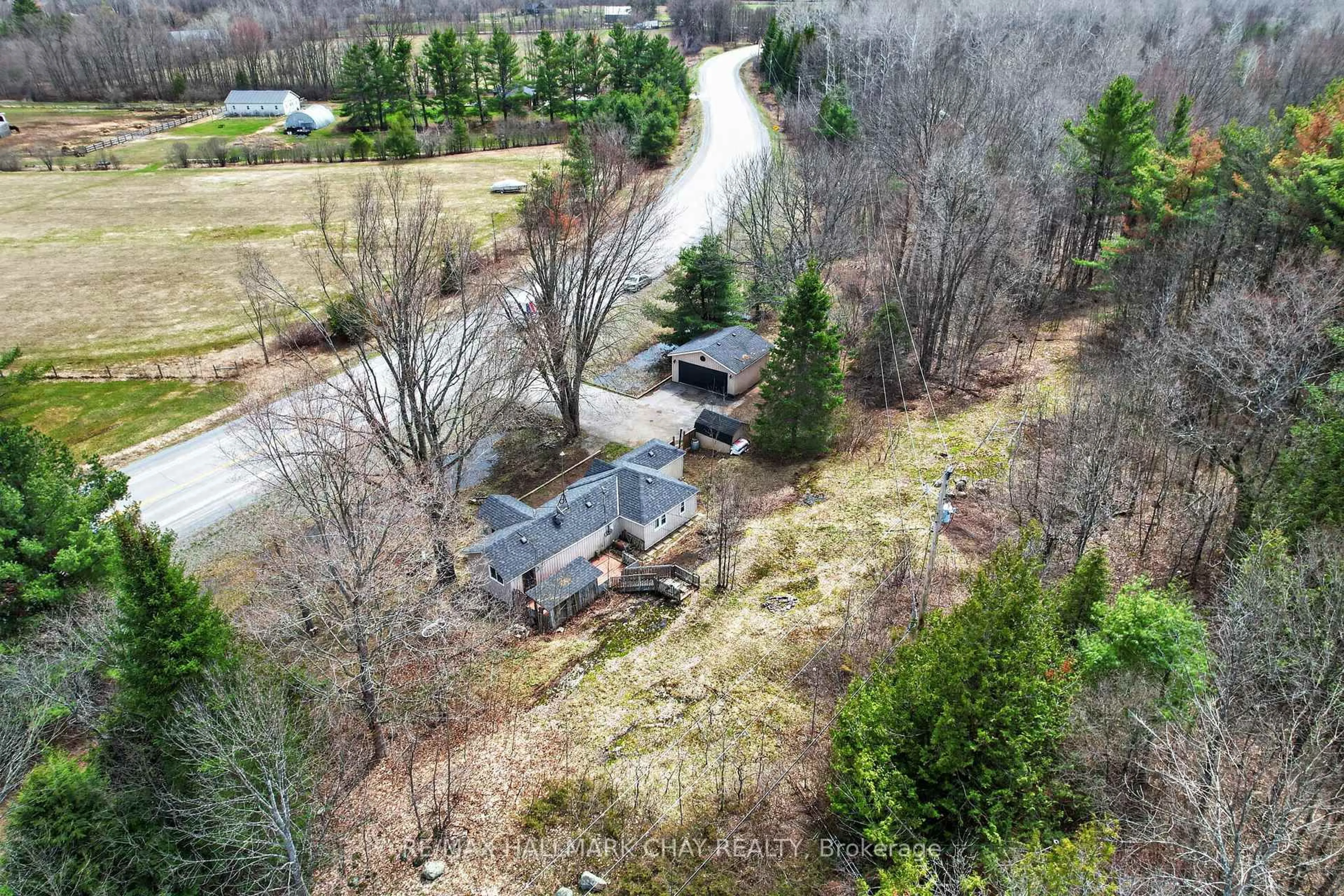 A pic from outside/outdoor area/front of a property/back of a property/a pic from drone, water/lake/river/ocean view for 127 Monck Rd, Kawartha Lakes Ontario L0K 1W0