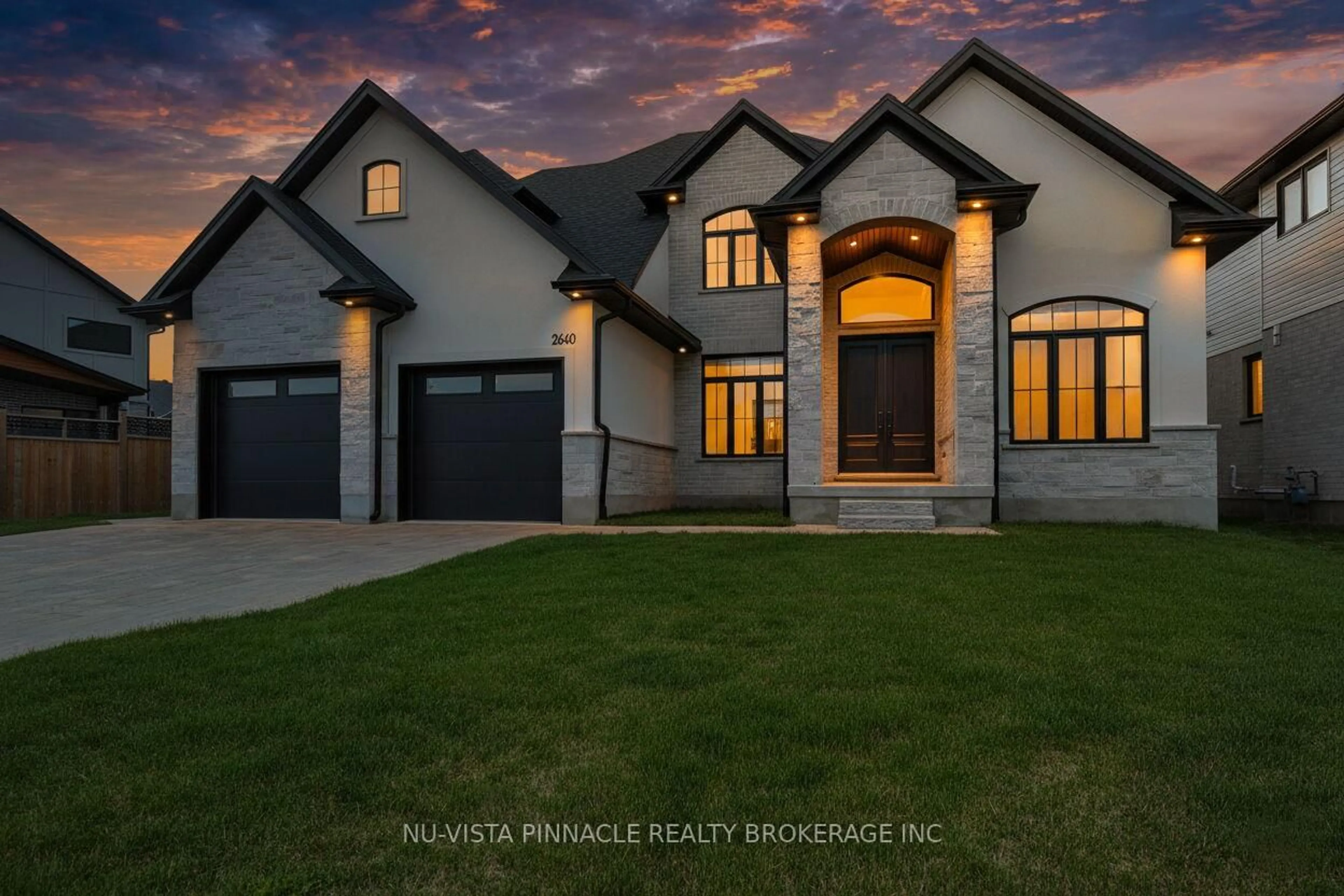 Home with brick exterior material, street for 2640 Heardcreek Tr, London North Ontario N6G 0Z8