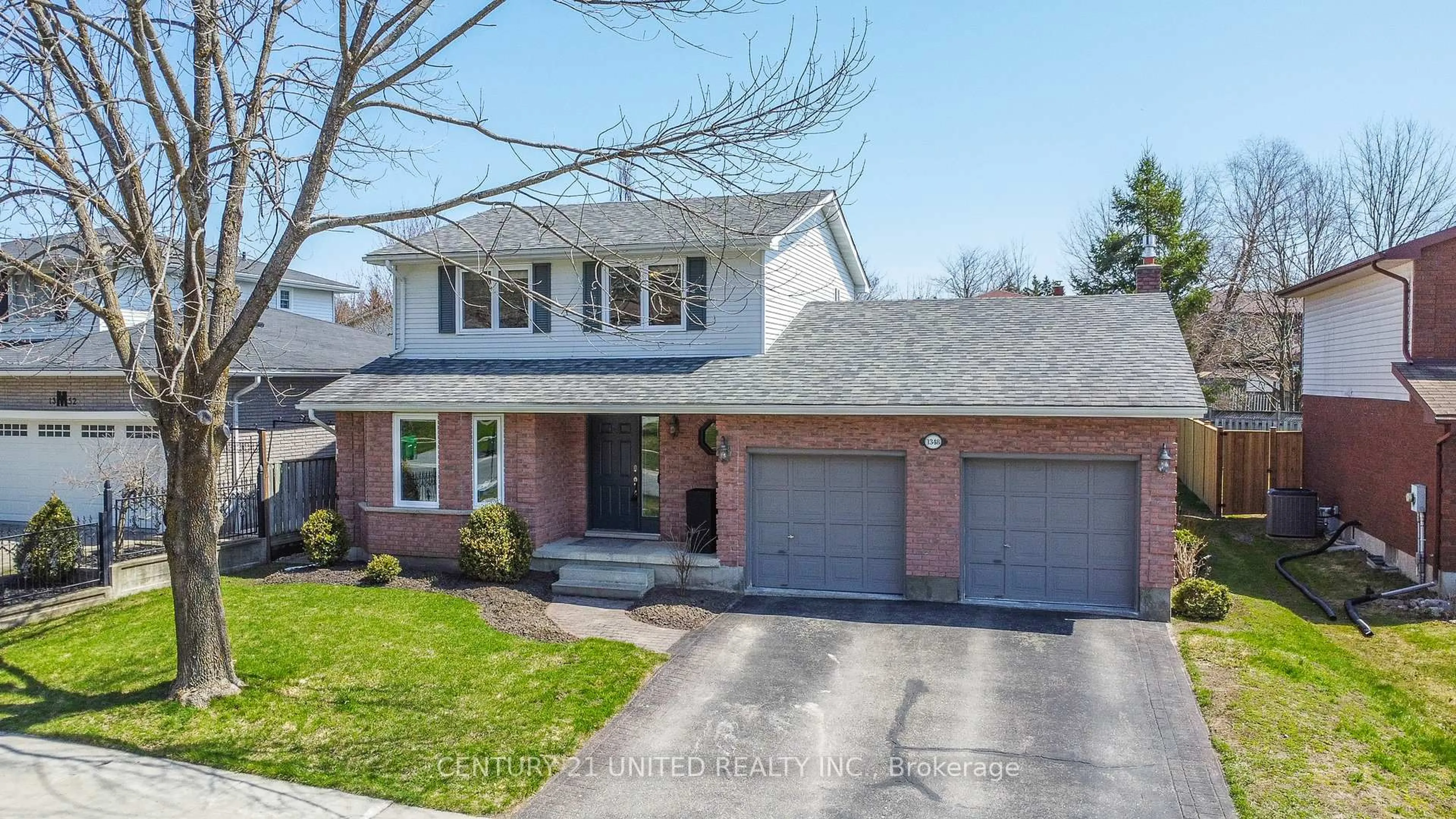 Home with brick exterior material, street for 1348 Hetherington Dr, Peterborough Ontario K9L 1X5