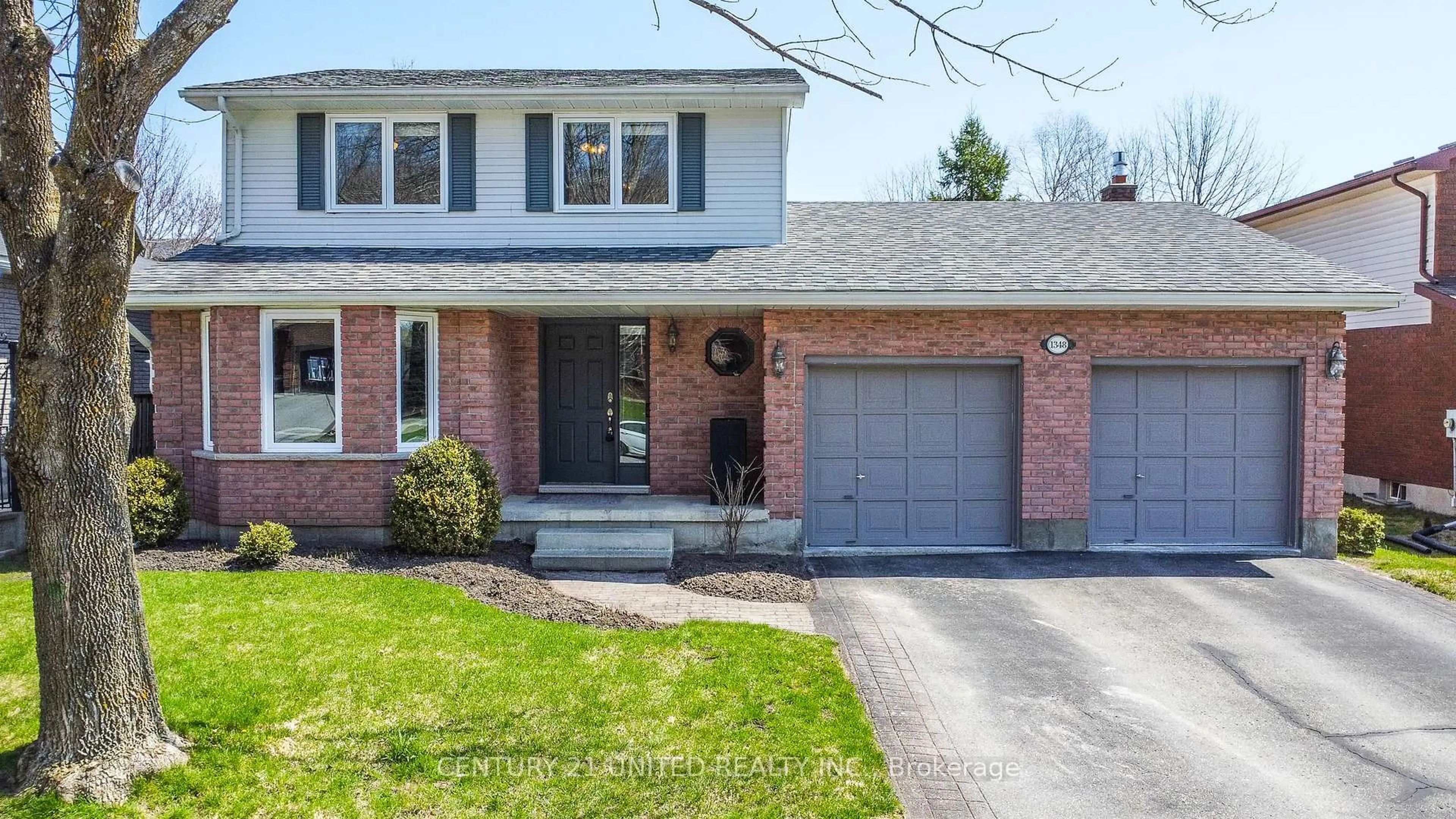 Home with brick exterior material, street for 1348 Hetherington Dr, Peterborough Ontario K9L 1X5