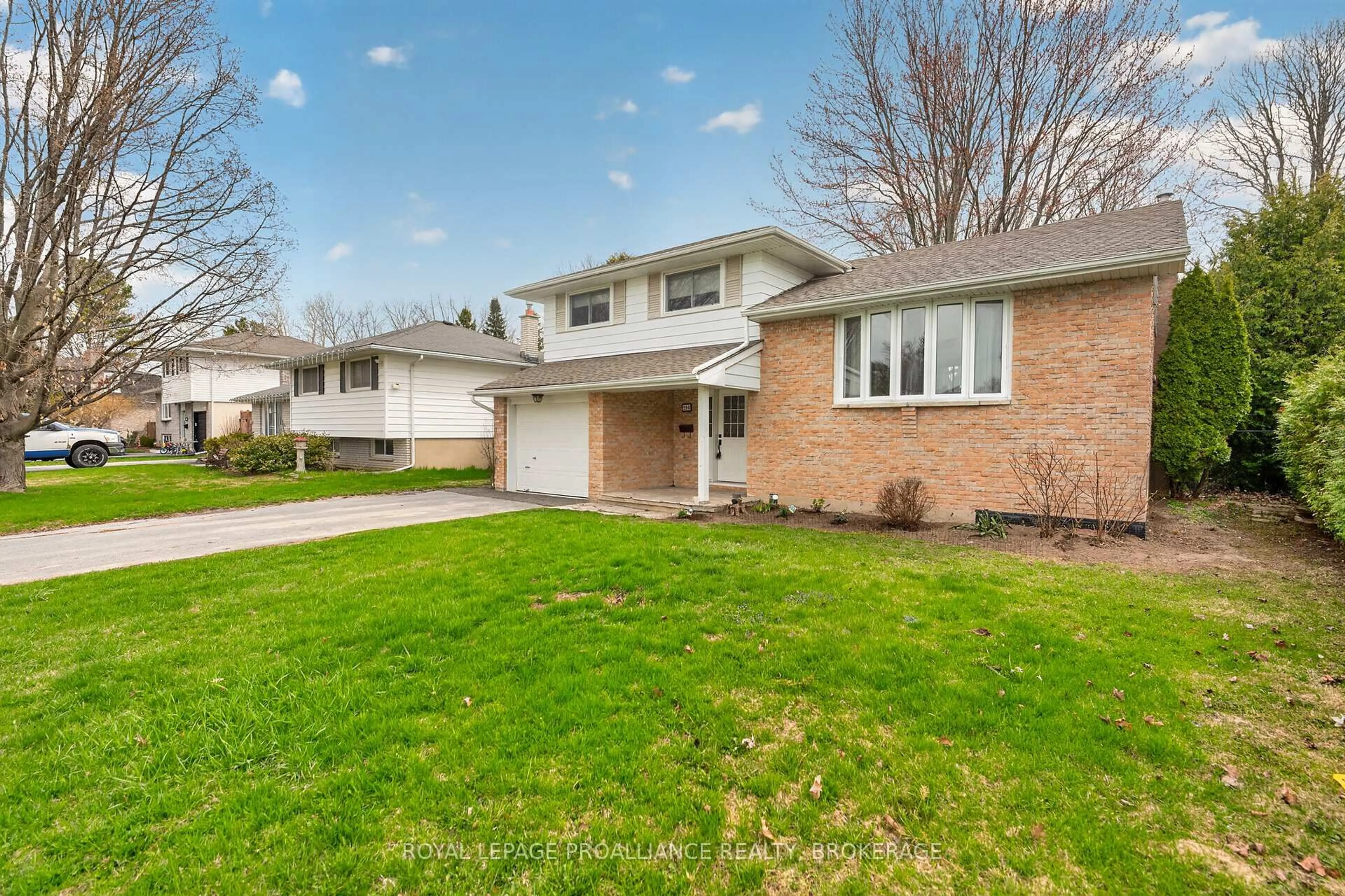 Home with brick exterior material, street for 296 Olympus Ave, Kingston Ontario K7M 4T9