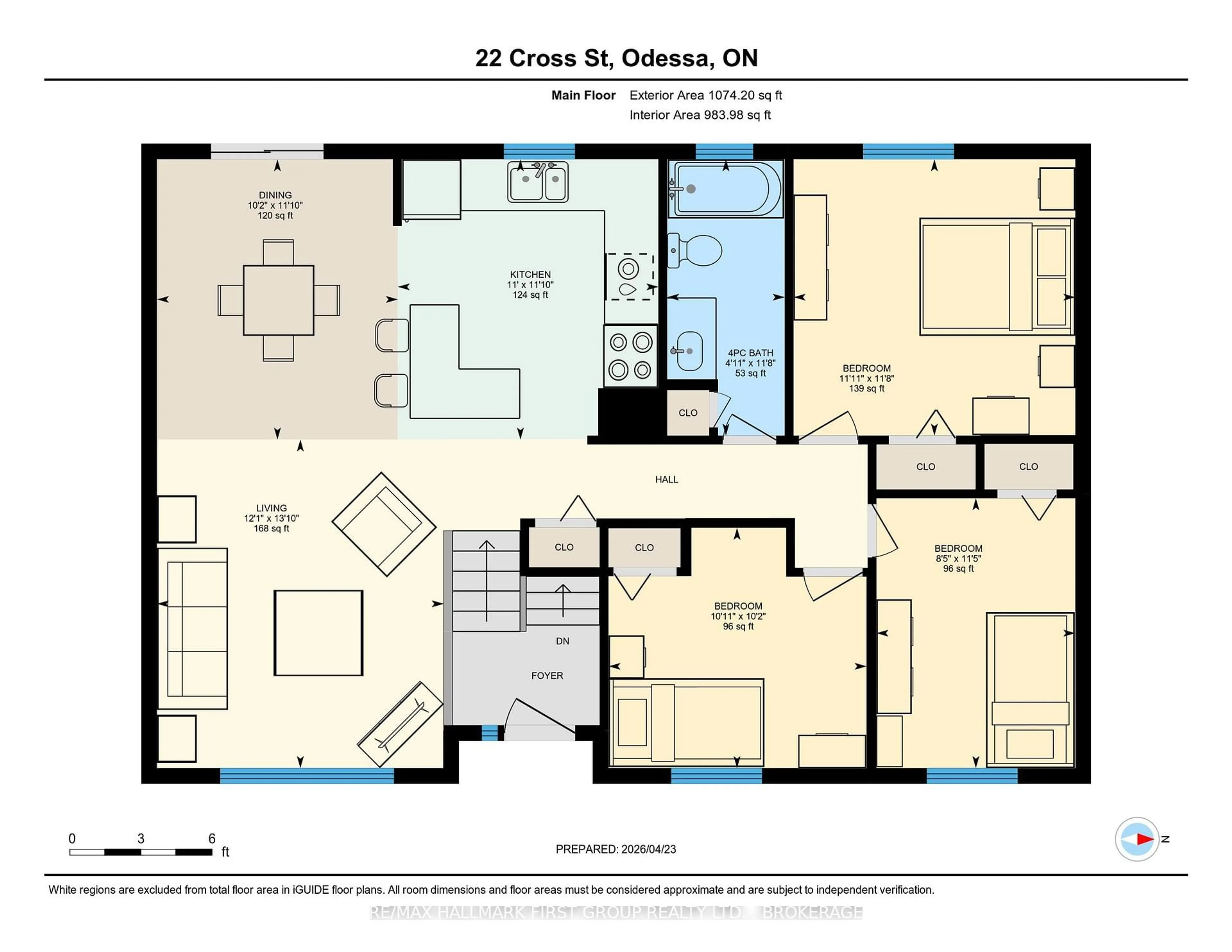 Floor plan for 22 Cross St, Bissett Creek Ontario K0H 2H0
