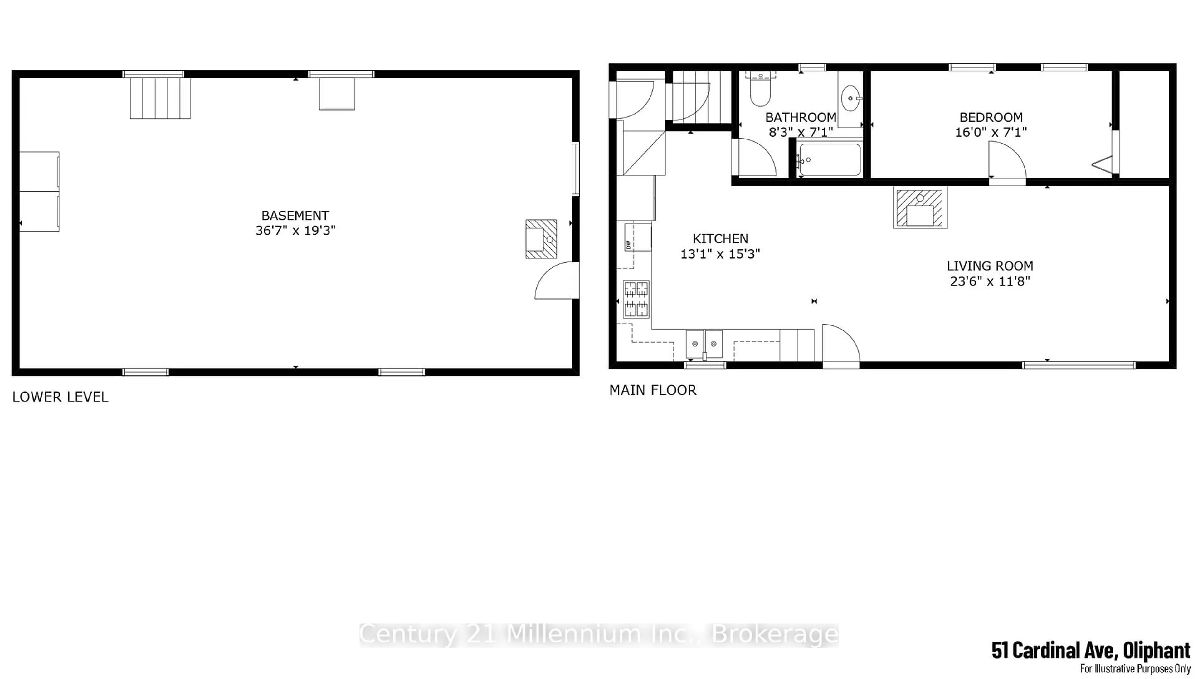 Floor plan for 51 Cardinal Ave, South Bruce Peninsula Ontario N0H 2T0
