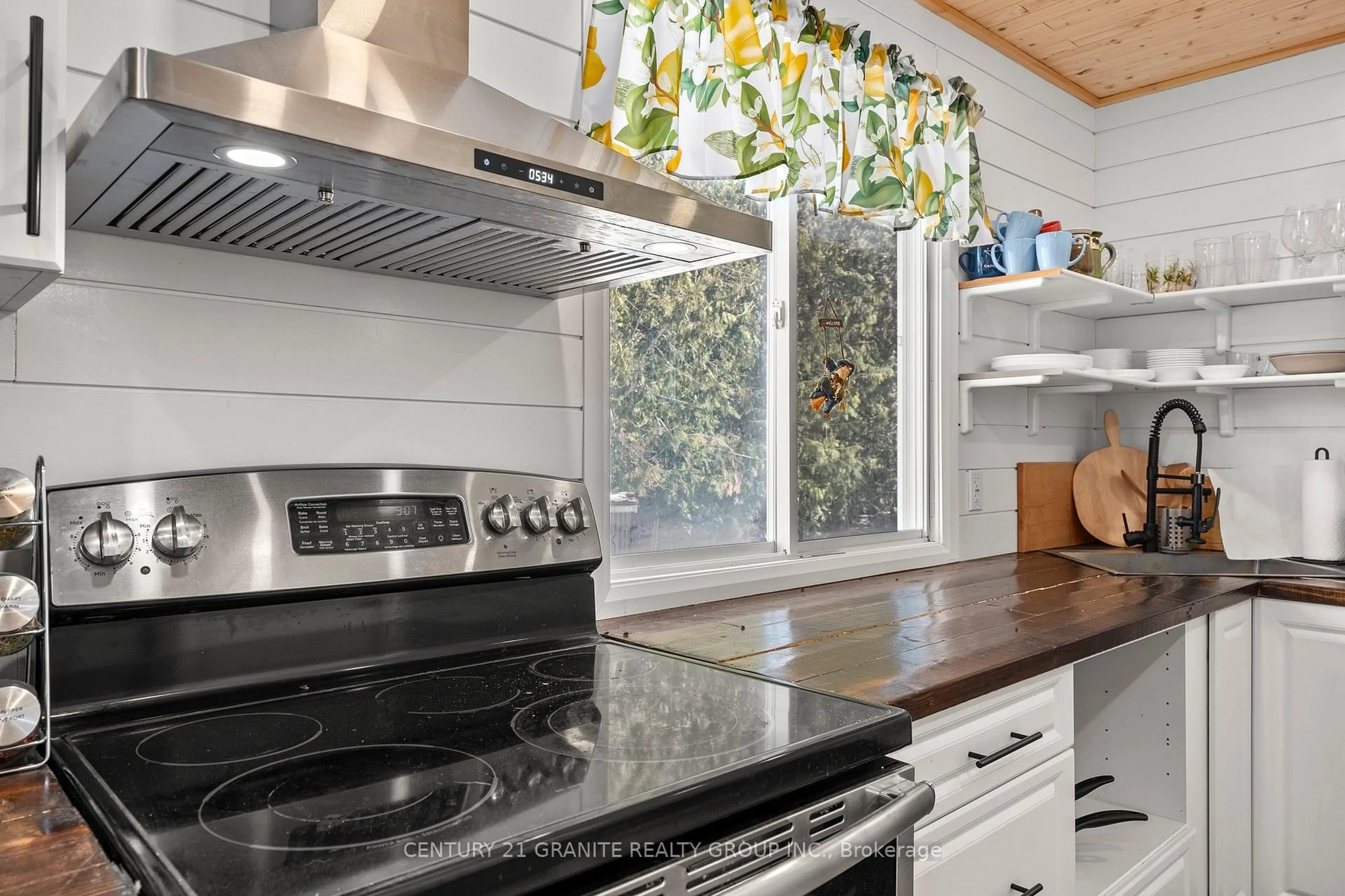 Contemporary kitchen, ceramic/tile floor for 77B Lavallee Creek Dr, Coe Hill Ontario K0L 1P0