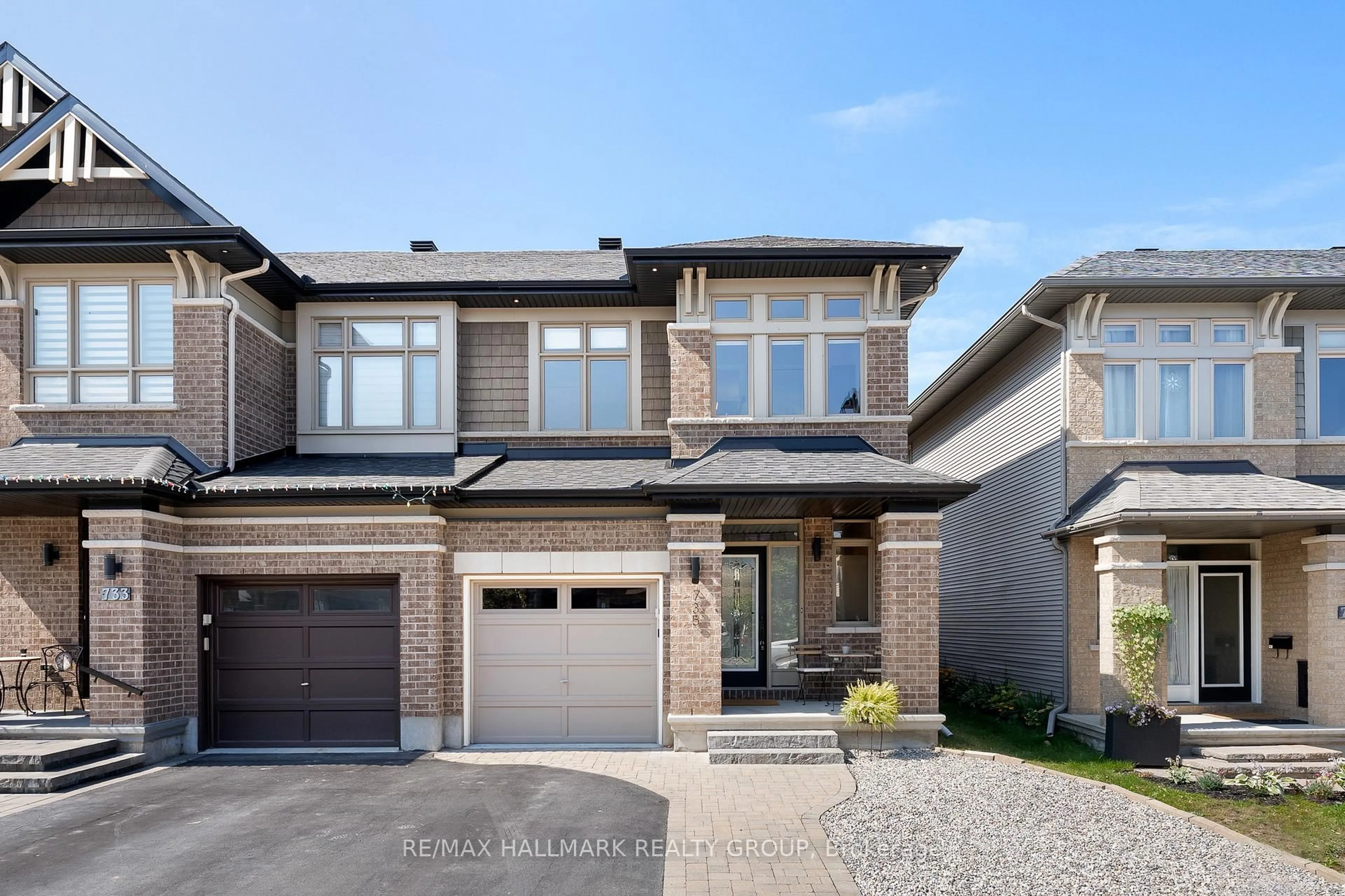 Home with brick exterior material, street for 735 Morningstar Way, Ottawa Ontario K1W 0G6