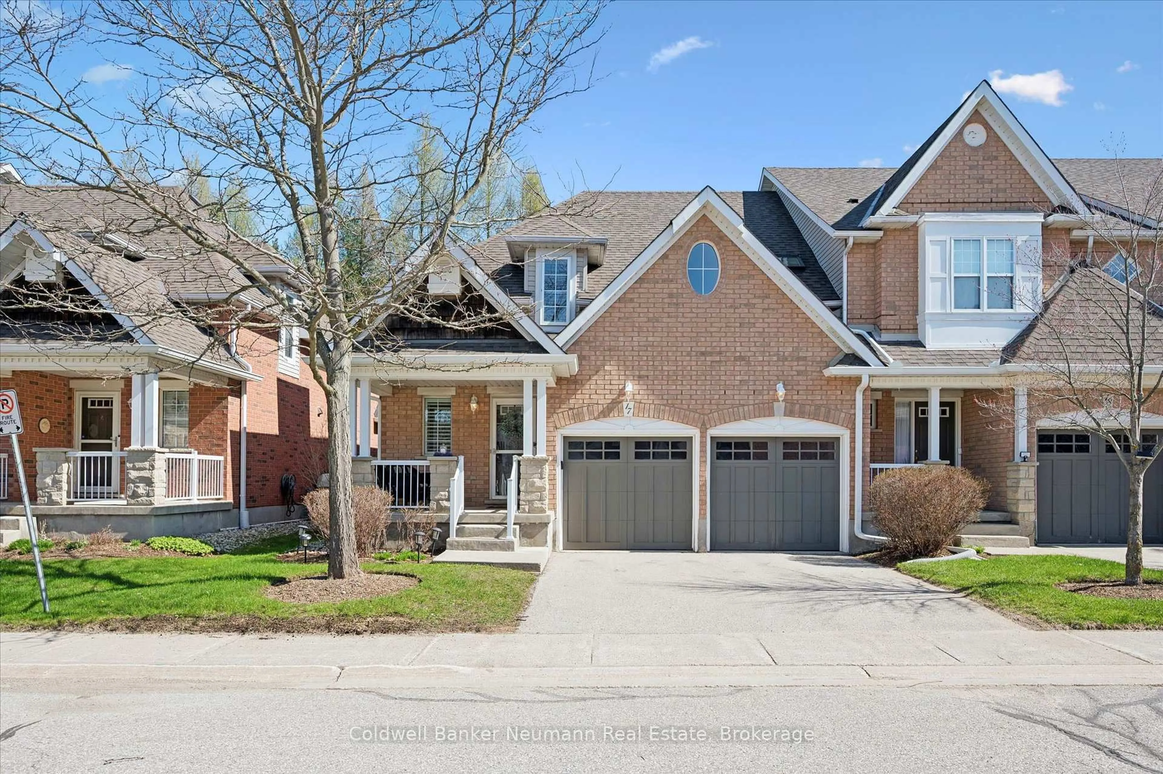 Home with brick exterior material, street for 165 Terraview Cres #17, Guelph Ontario N1G 5G8