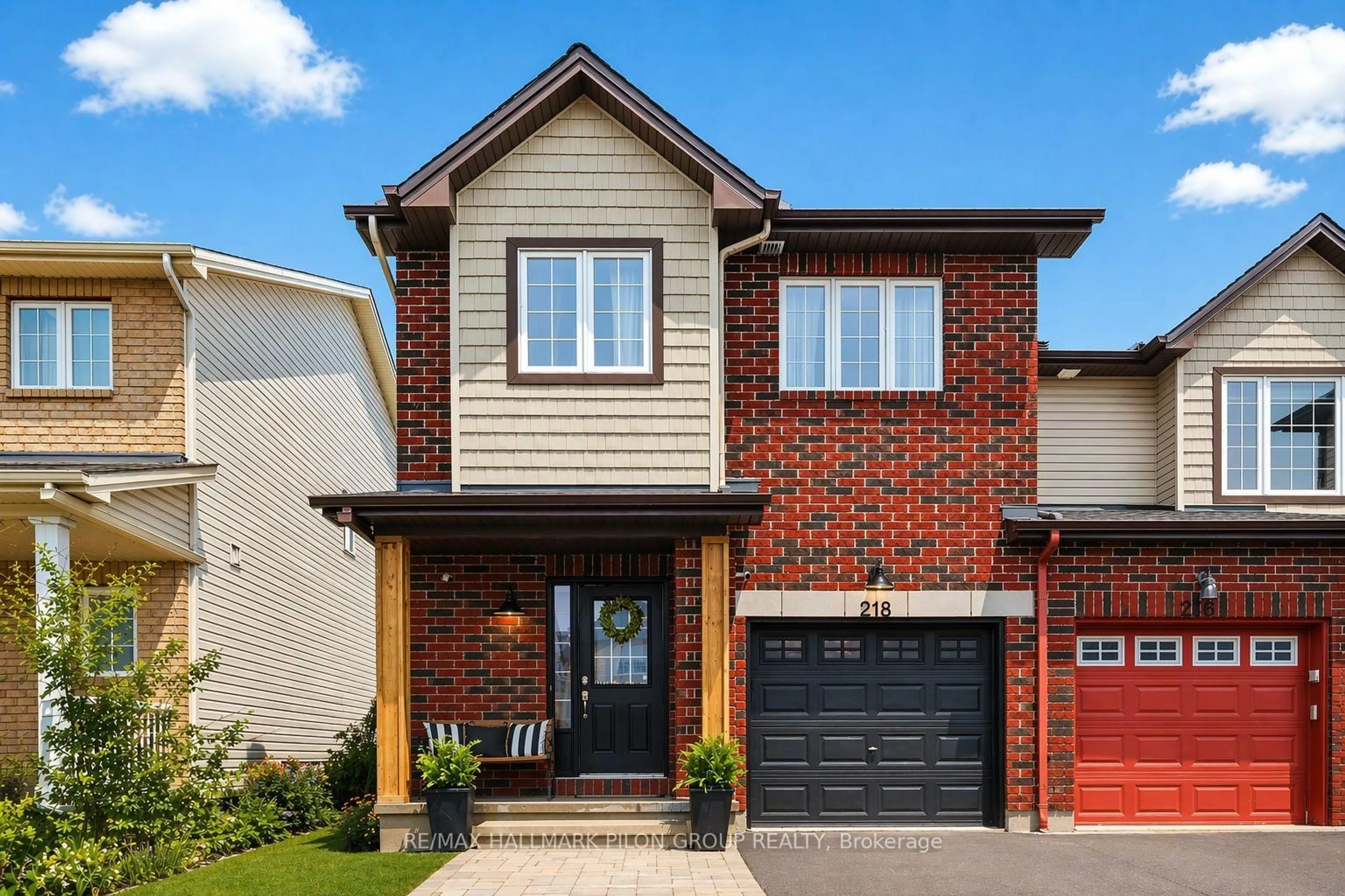 Home with brick exterior material, street for 218 Rolling Meadow Cres, Orleans Ontario K1W 0B1