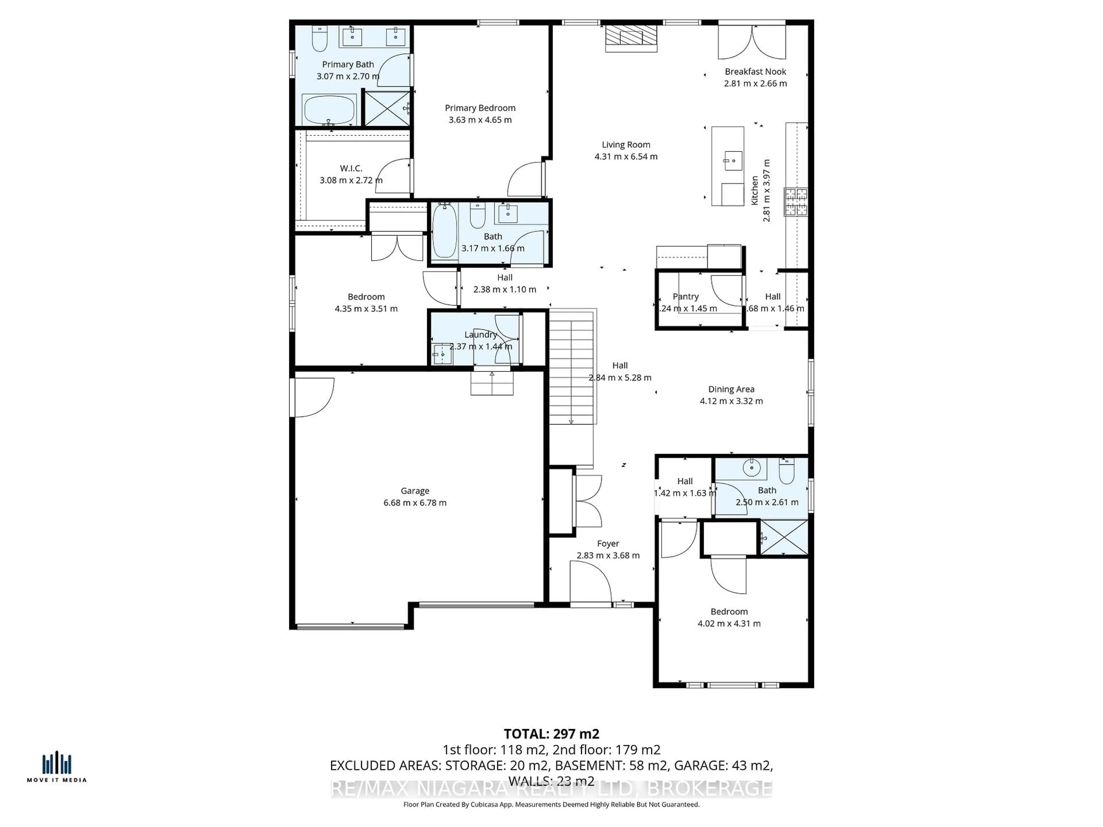 Floor plan for 17 Accursi Cres, Pelham Ontario L0S 1E2