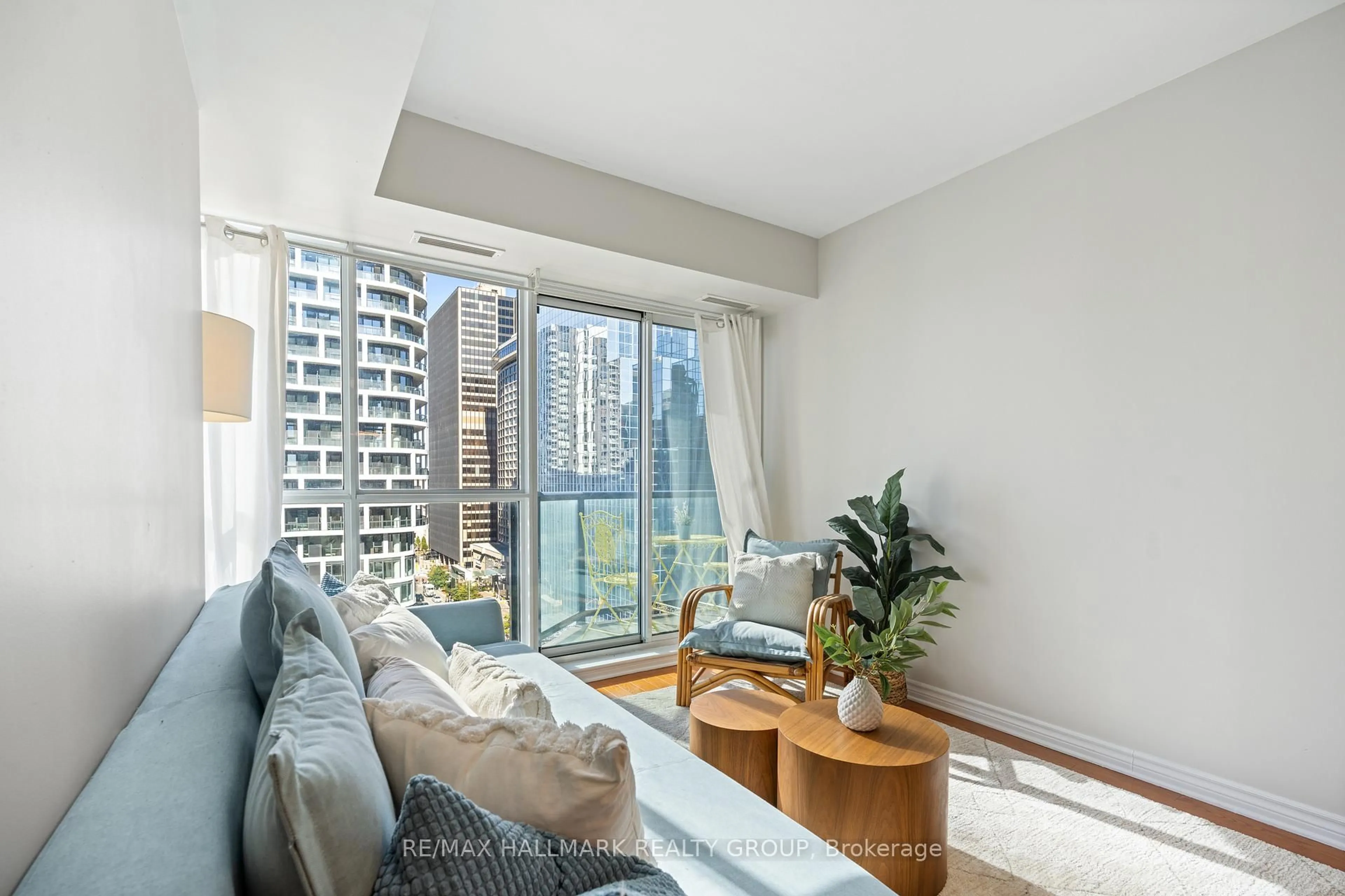 Living room with furniture, unknown for 445 Laurier Ave #2103, Ottawa Ontario K1R 0A2