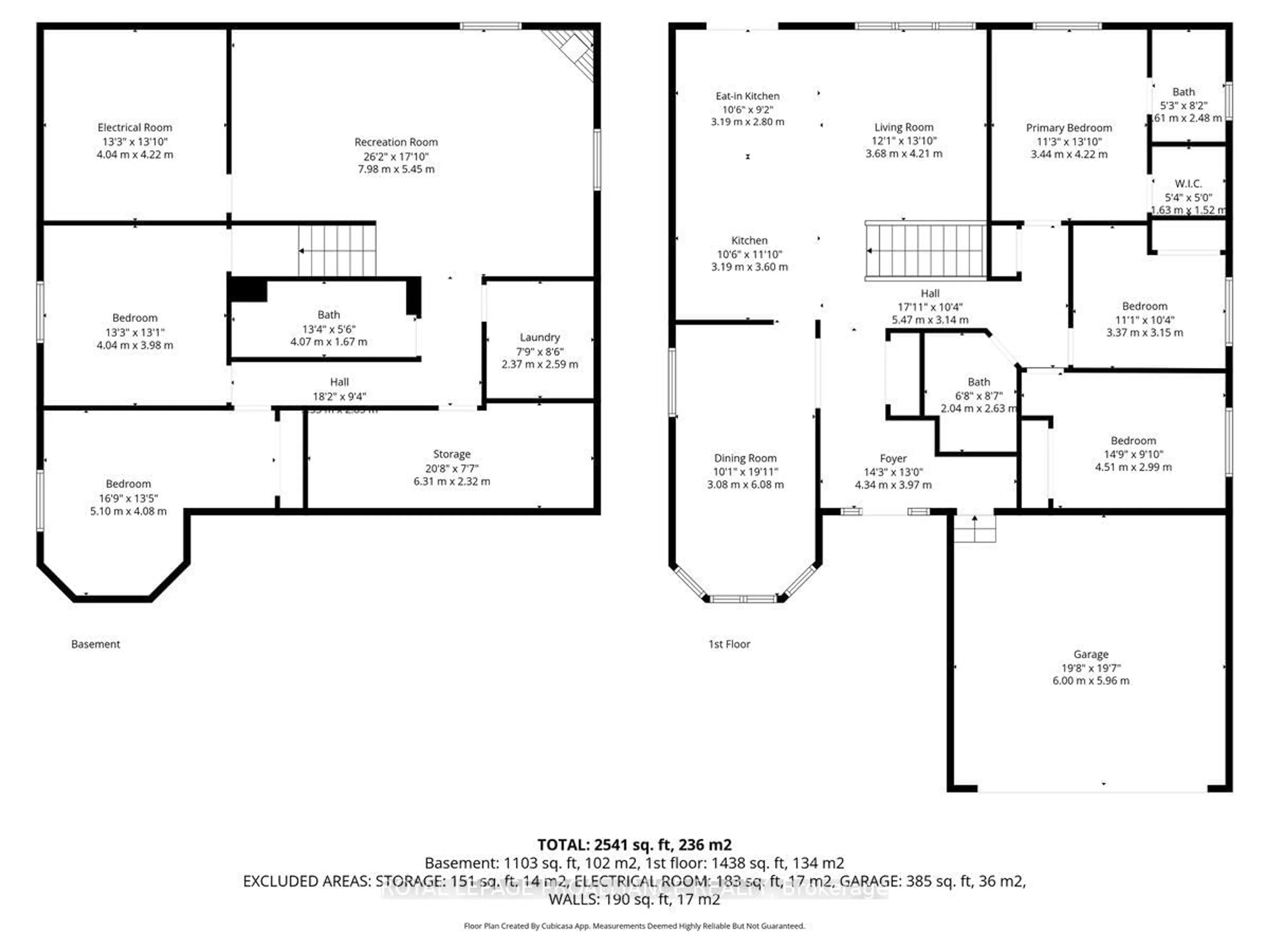 Floor plan for 108 Parkview Hts, Quinte West Ontario K8V 0A3