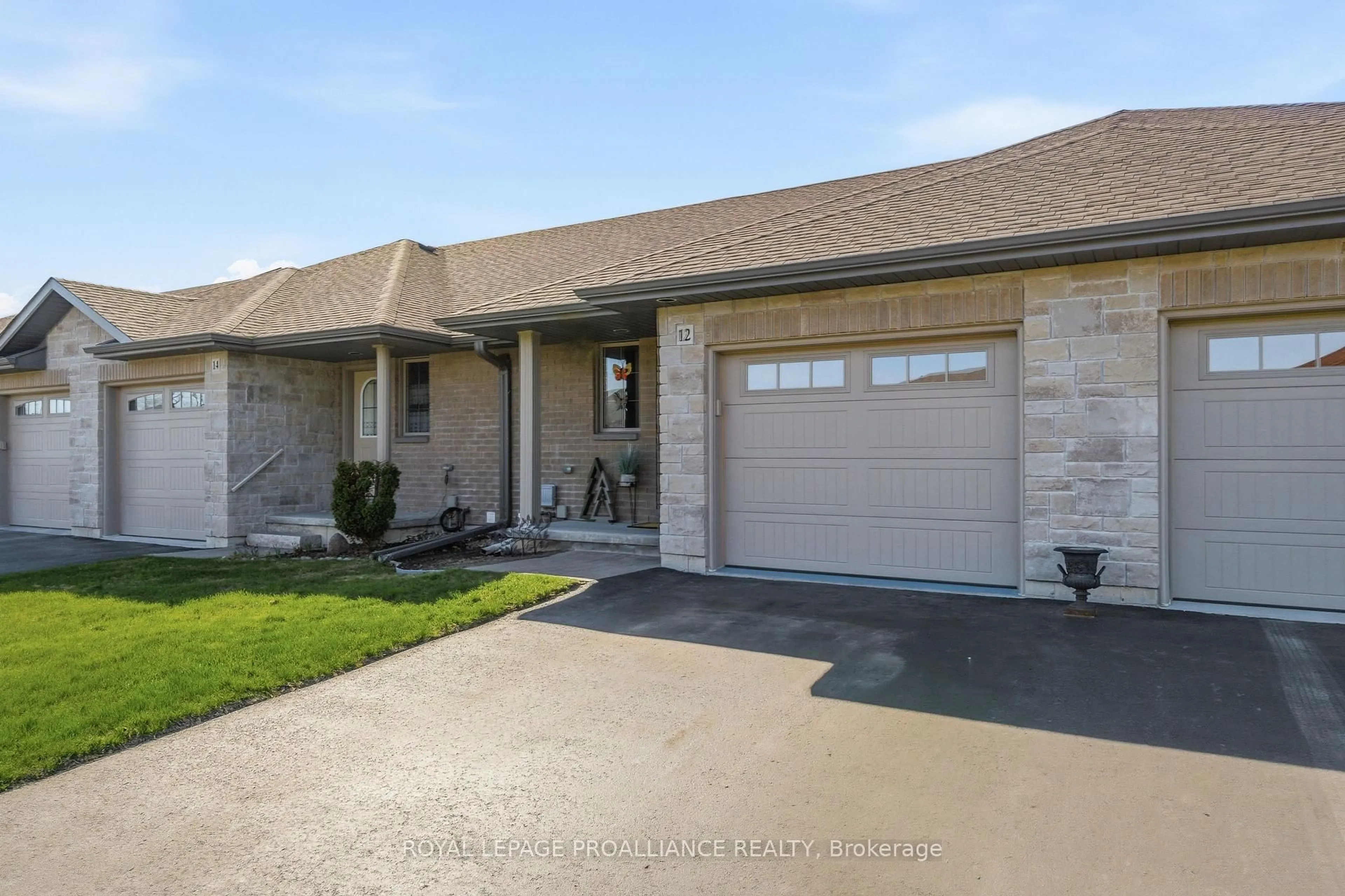 Home with brick exterior material, street for 12 Cortland Cres, Quinte West Ontario K8V 0E9