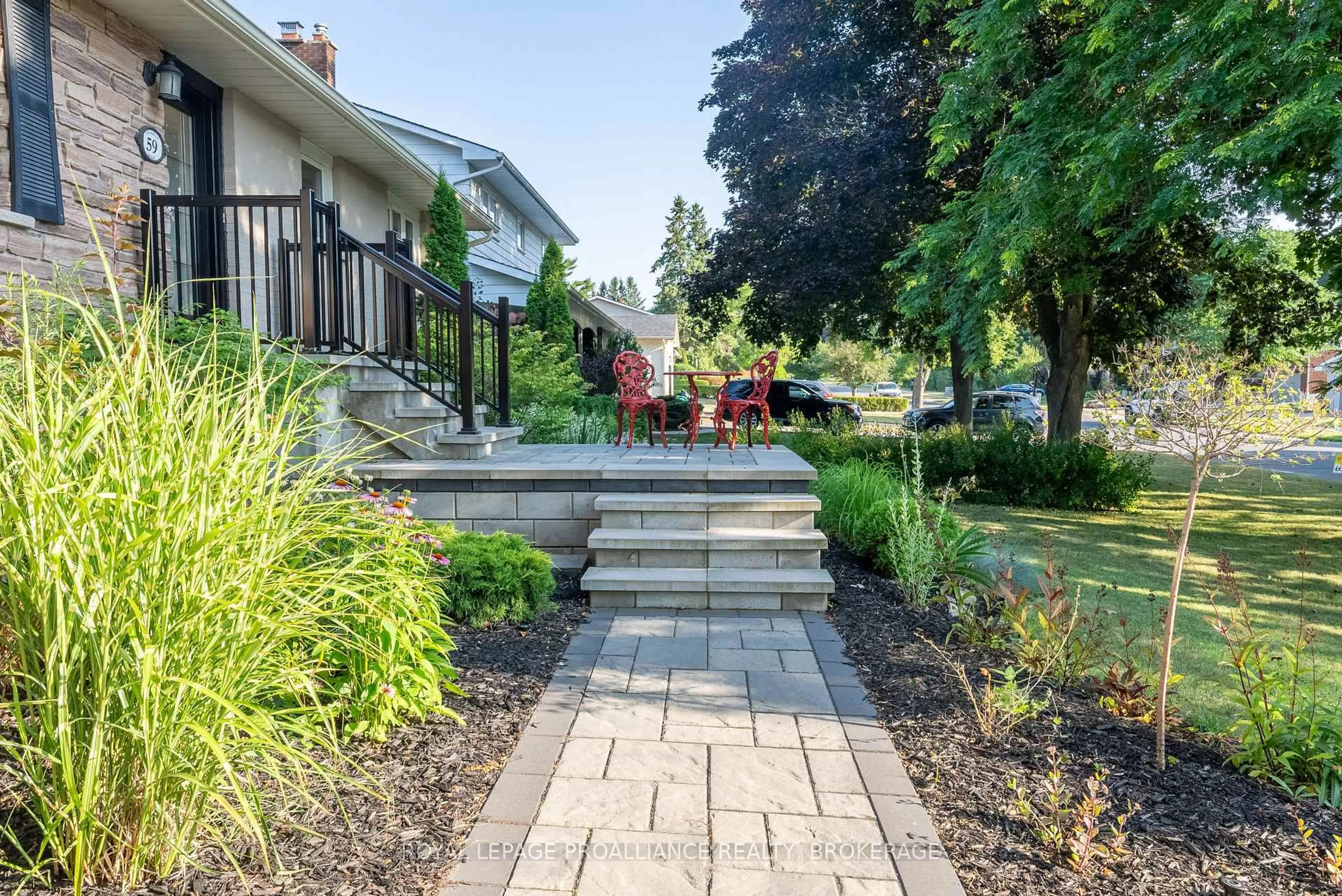 Patio, street for 59 Fairway Hill Cres, Kingston Ontario K7M 2B3