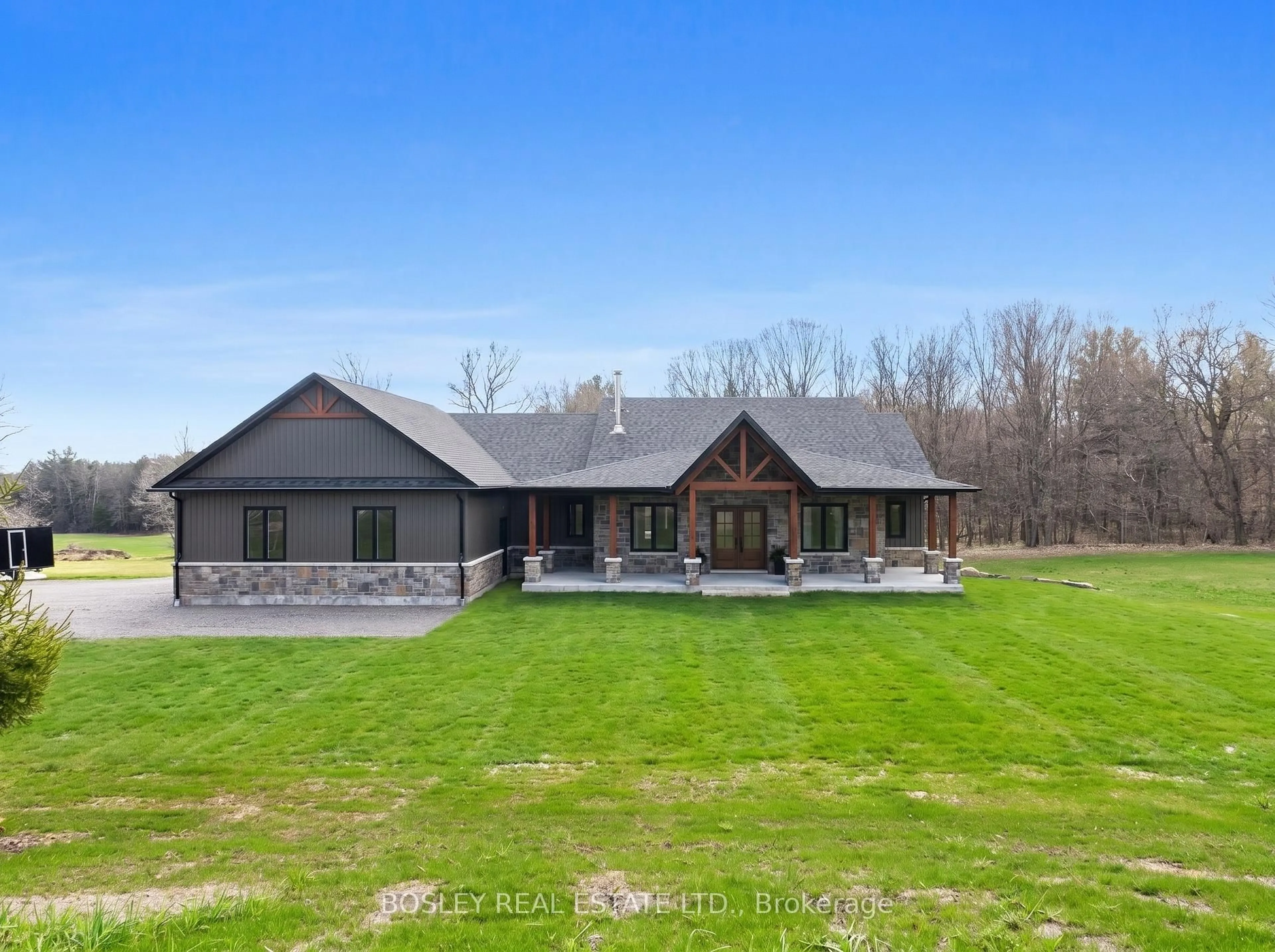 A pic from outside/outdoor area/front of a property/back of a property/a pic from drone, unknown for 3922 Kennedy Rd, Hamilton Township Ontario K9A 4J7