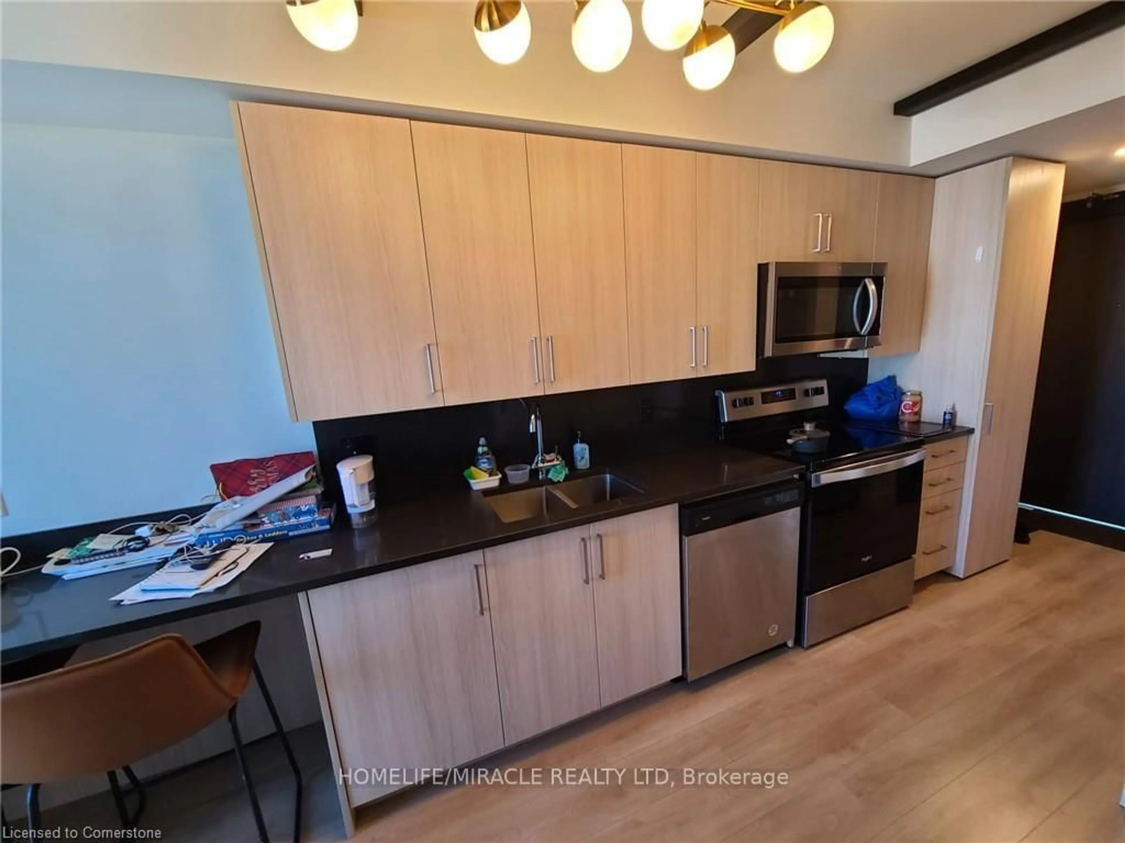 Open concept kitchen, unknown for 145 Columbia St #725, Waterloo Ontario N2L 0K7