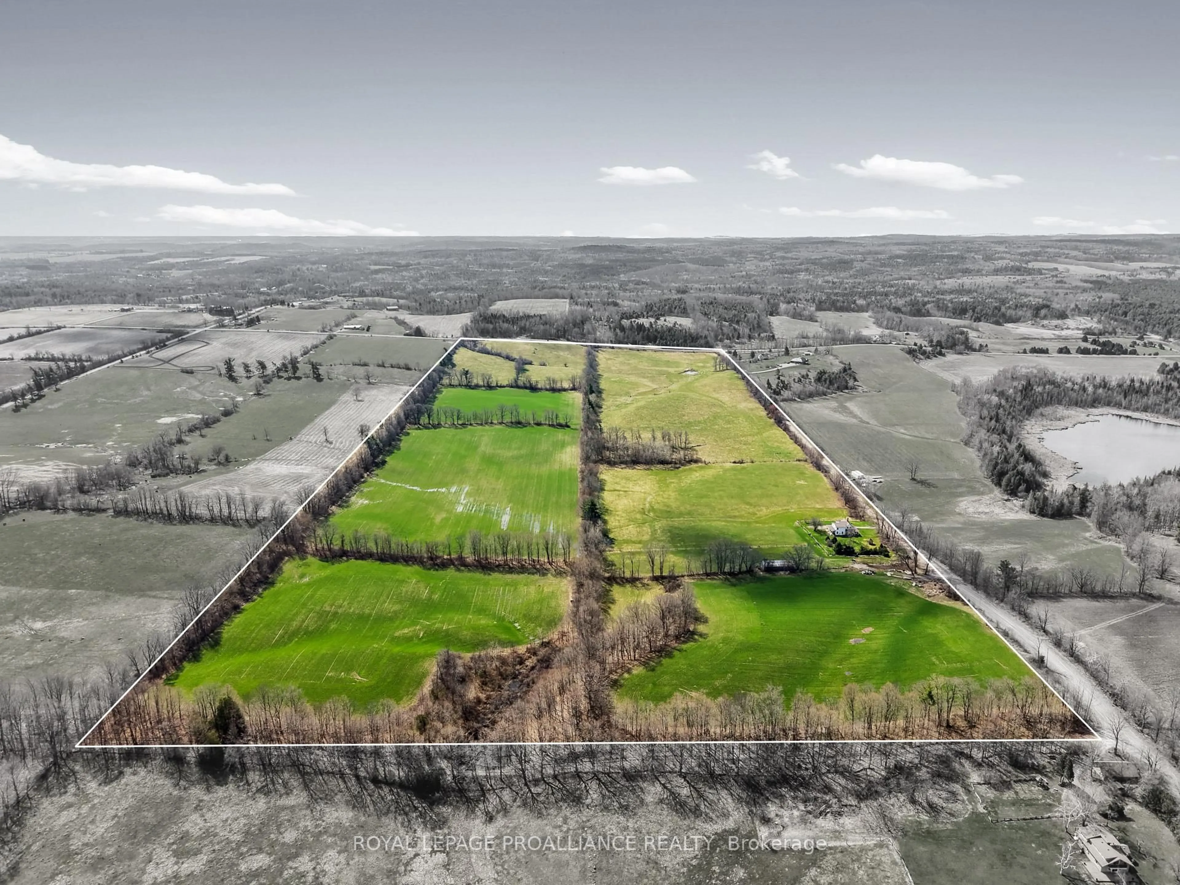 A pic from outside/outdoor area/front of a property/back of a property/a pic from drone, water/lake/river/ocean view for 249 Bright Rd, Alnwick/Haldimand Ontario K0K 3K0