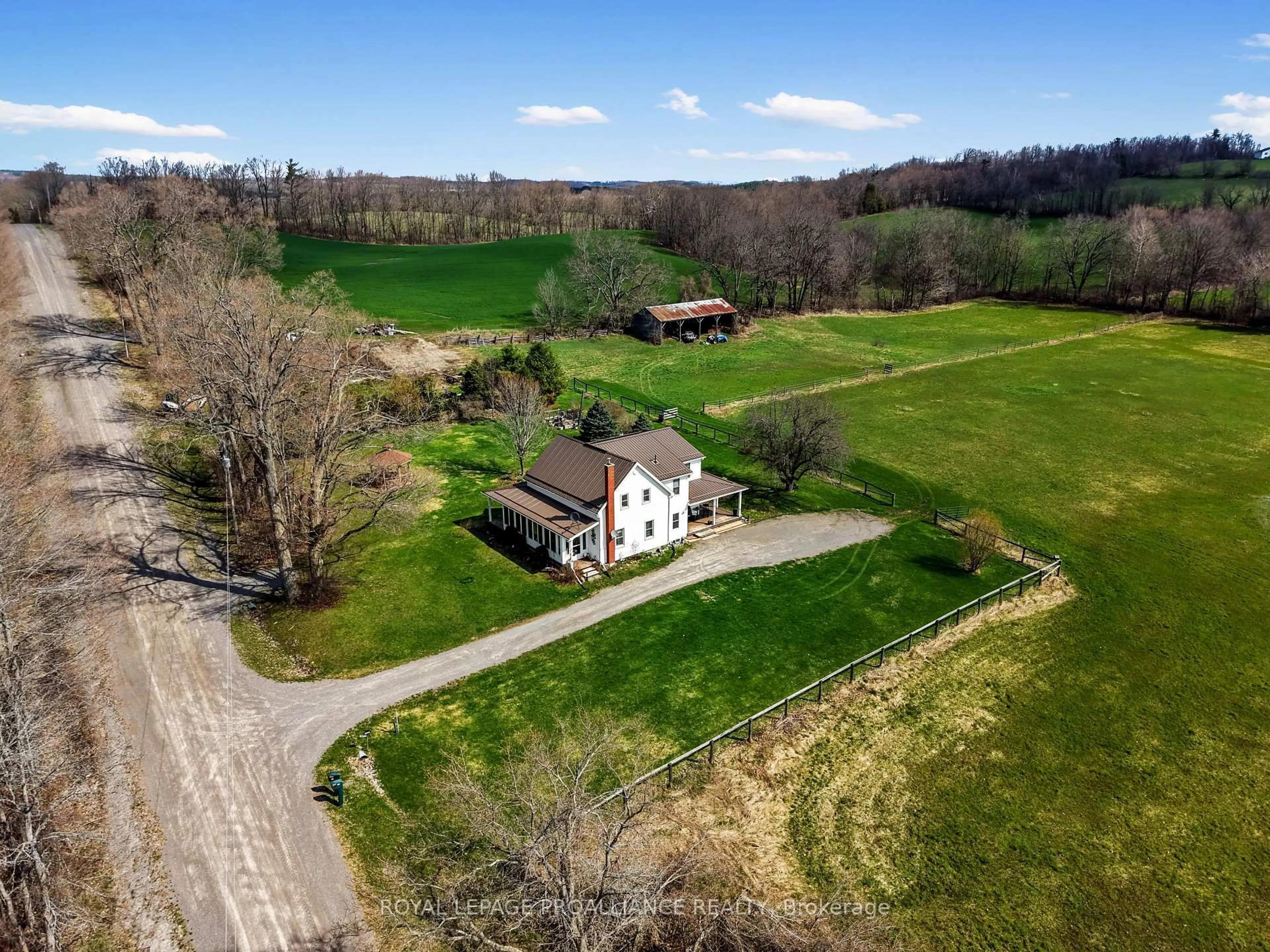 A pic from outside/outdoor area/front of a property/back of a property/a pic from drone, unknown for 249 Bright Rd, Alnwick/Haldimand Ontario K0K 3K0