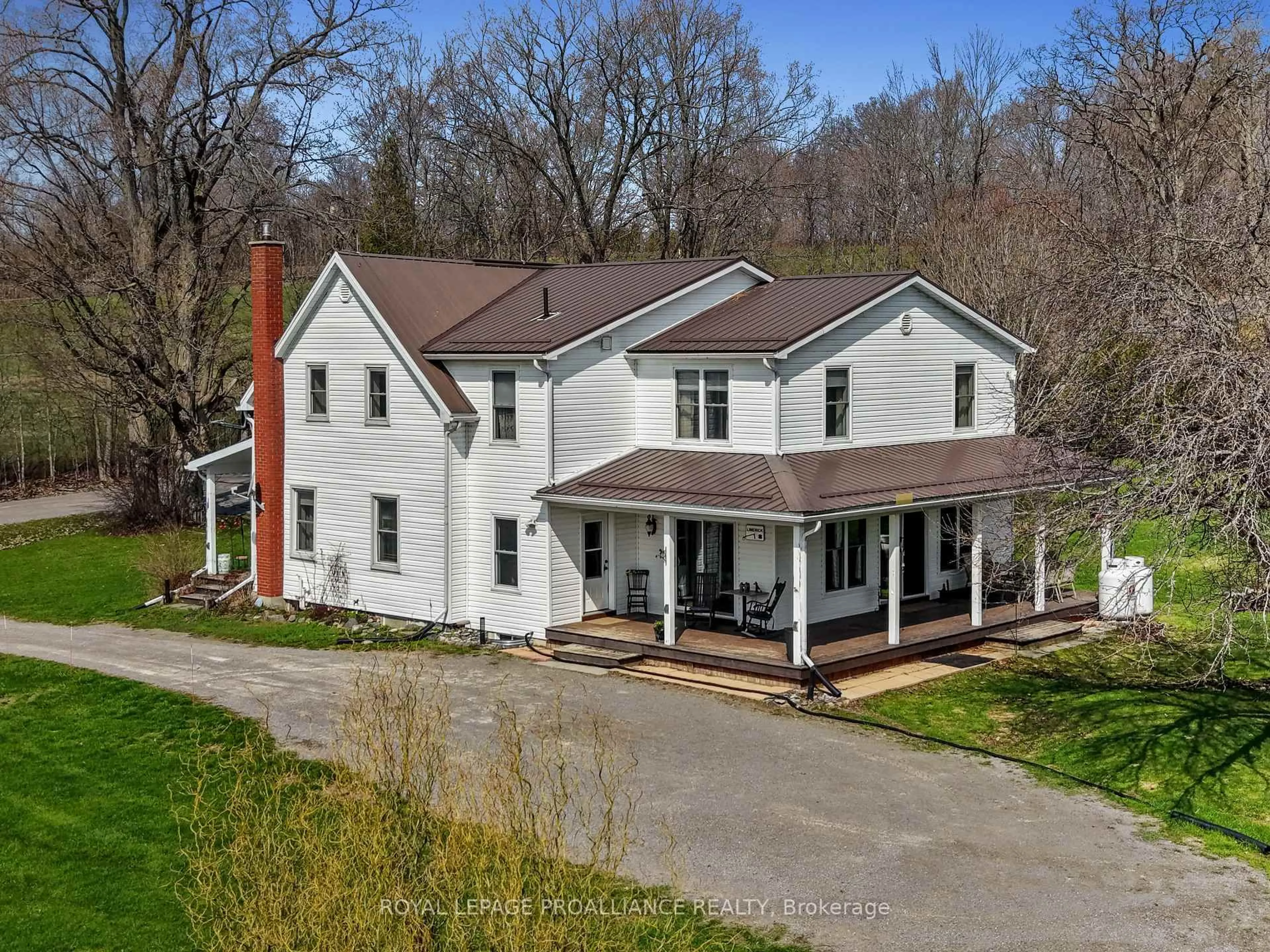 A pic from outside/outdoor area/front of a property/back of a property/a pic from drone, building for 249 Bright Rd, Alnwick/Haldimand Ontario K0K 3K0
