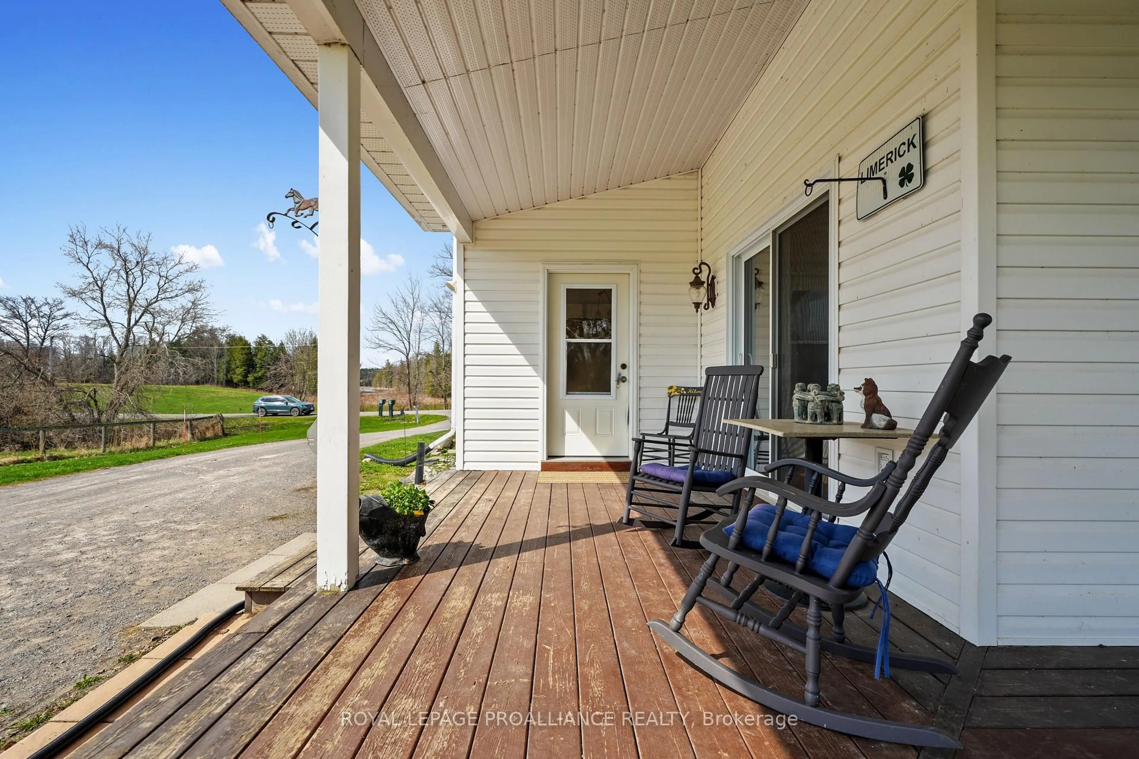 Patio, street for 249 Bright Rd, Alnwick/Haldimand Ontario K0K 3K0