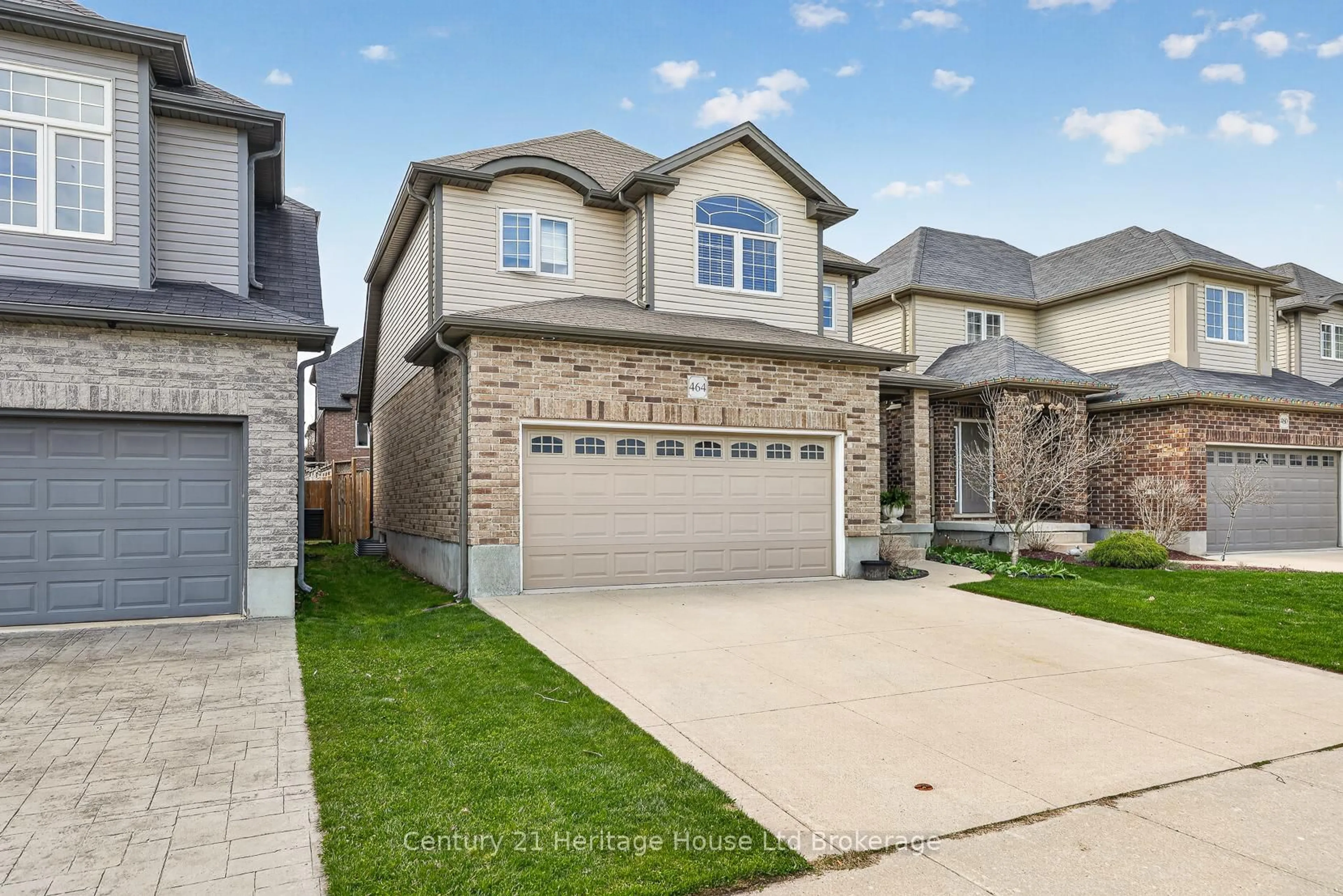 Home with brick exterior material, street for 464 Champlain Ave, Woodstock Ontario N4V 0A7