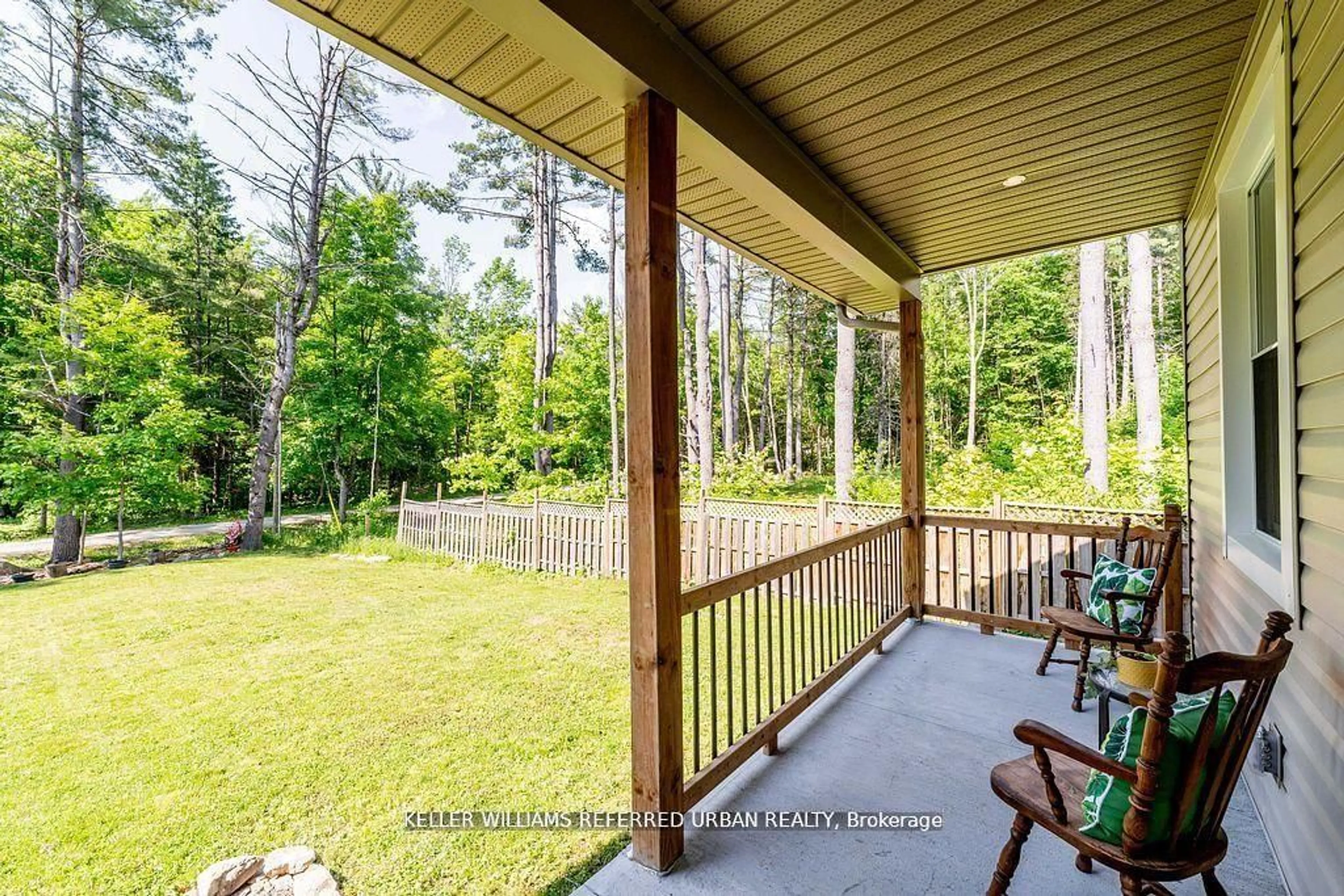 Patio, forest/trees view for 51 Pine Grove Rd, Trent Hills Ontario K0K 2M0