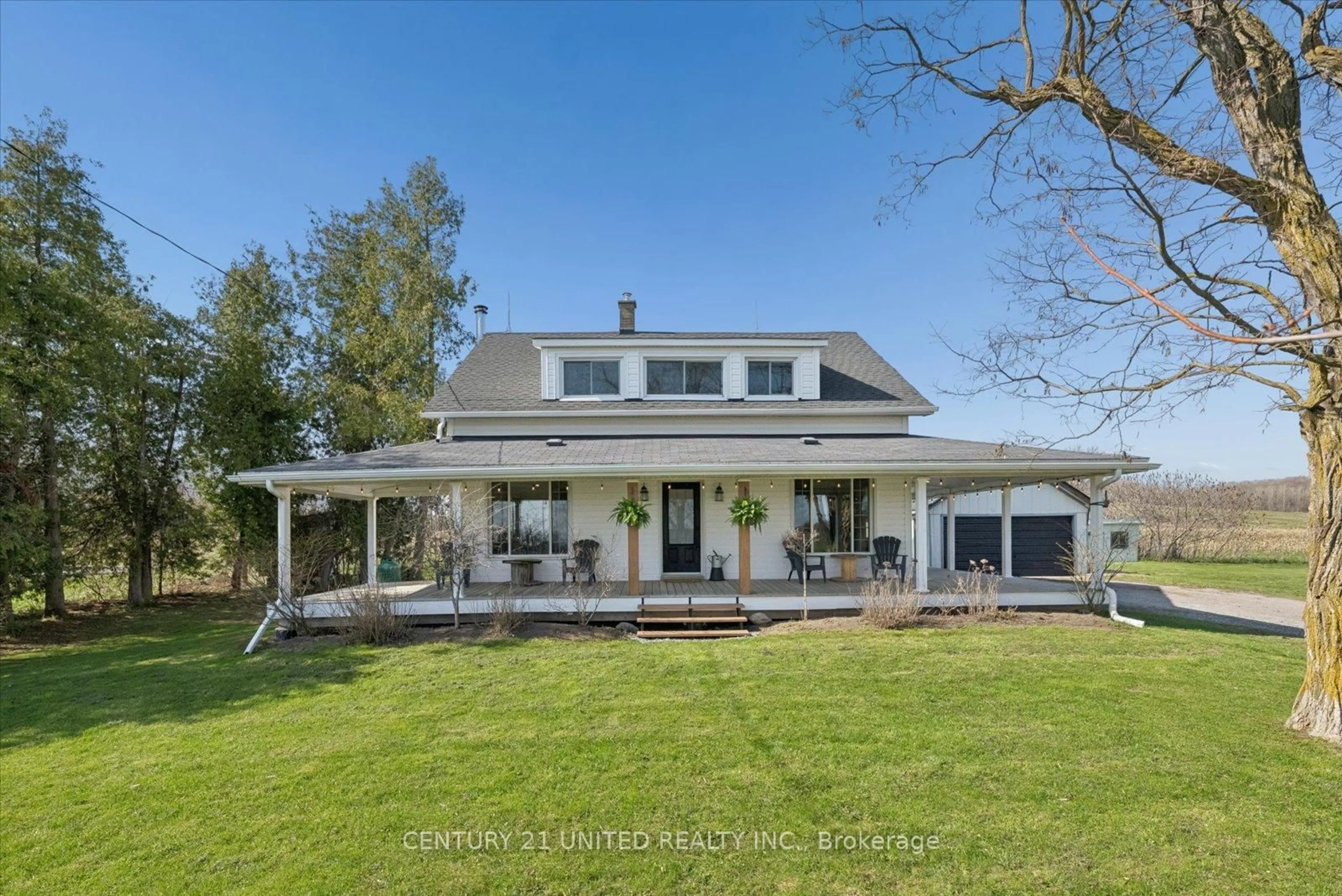 A pic from outside/outdoor area/front of a property/back of a property/a pic from drone, unknown for 3392 County Rd 2, Otonabee-South Monaghan Ontario K0L 2G0