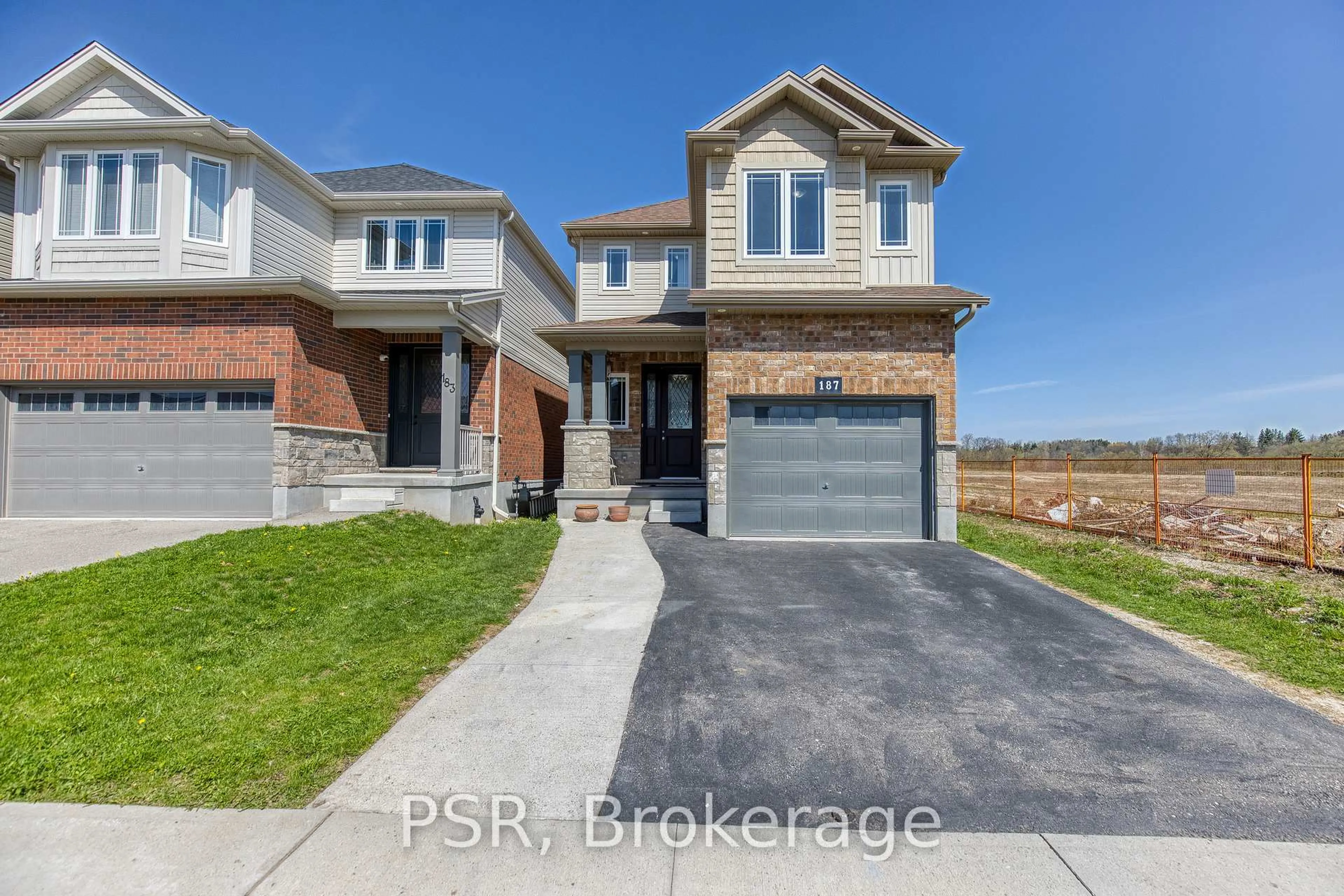 Home with brick exterior material, street for 187 Rivertrail Ave, Kitchener Ontario N2A 0J7