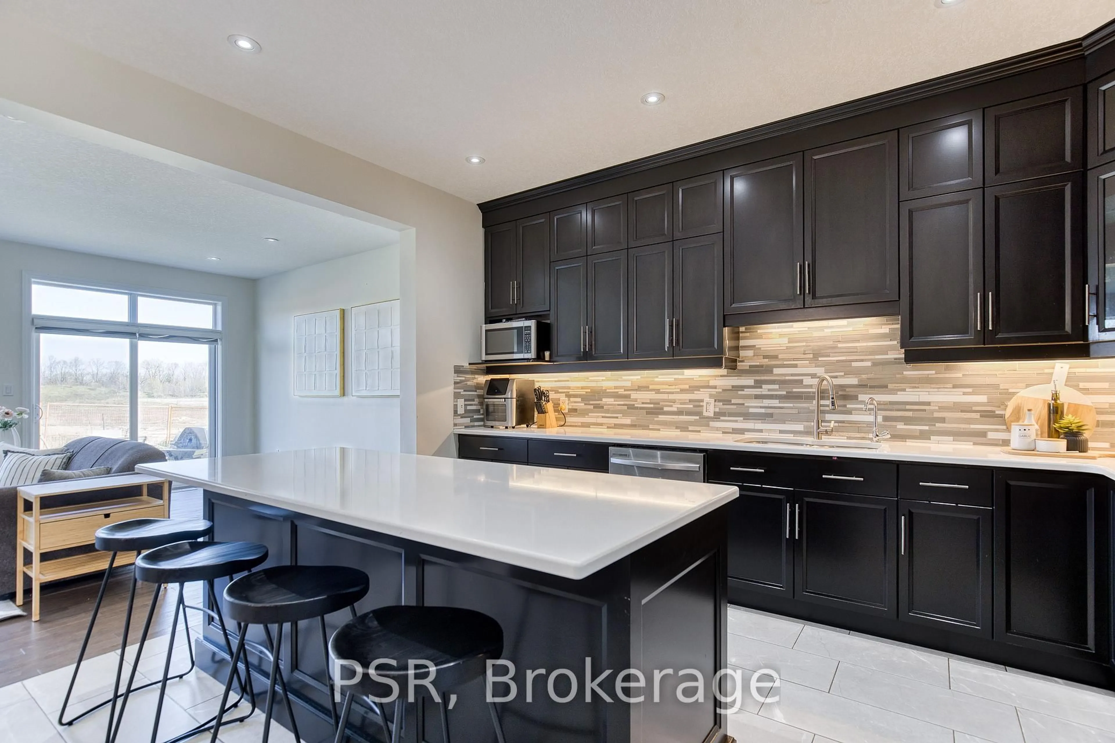 Contemporary kitchen, ceramic/tile floor for 187 Rivertrail Ave, Kitchener Ontario N2A 0J7