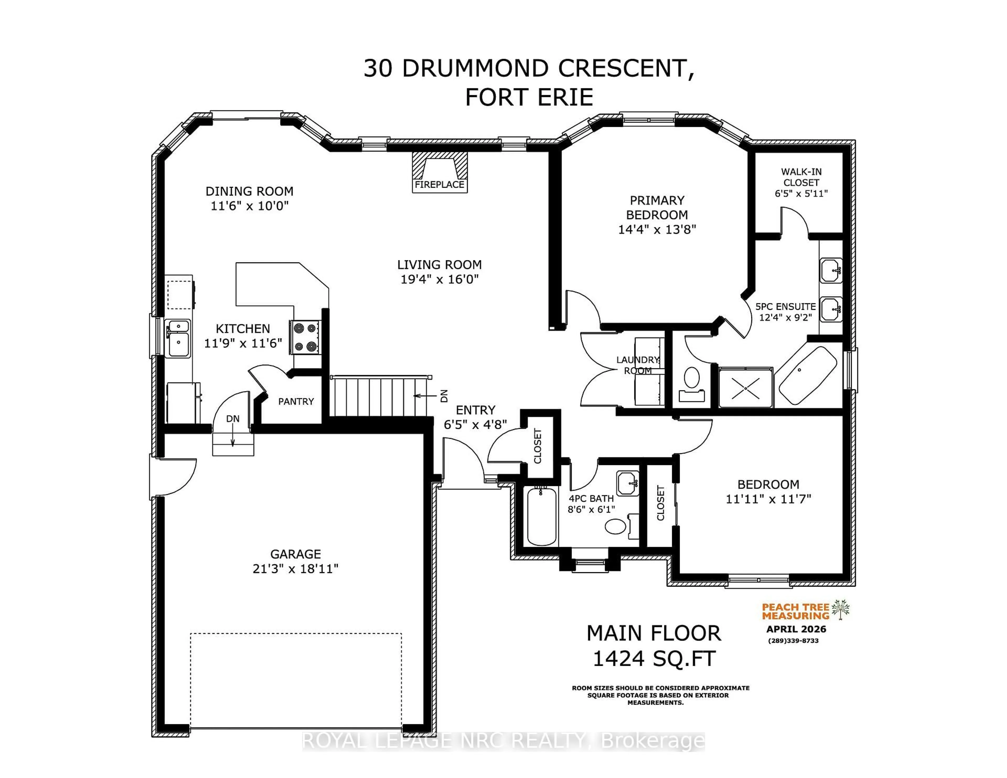 Floor plan for 30 Drummond Cres, Fort Erie Ontario L2A 1L2