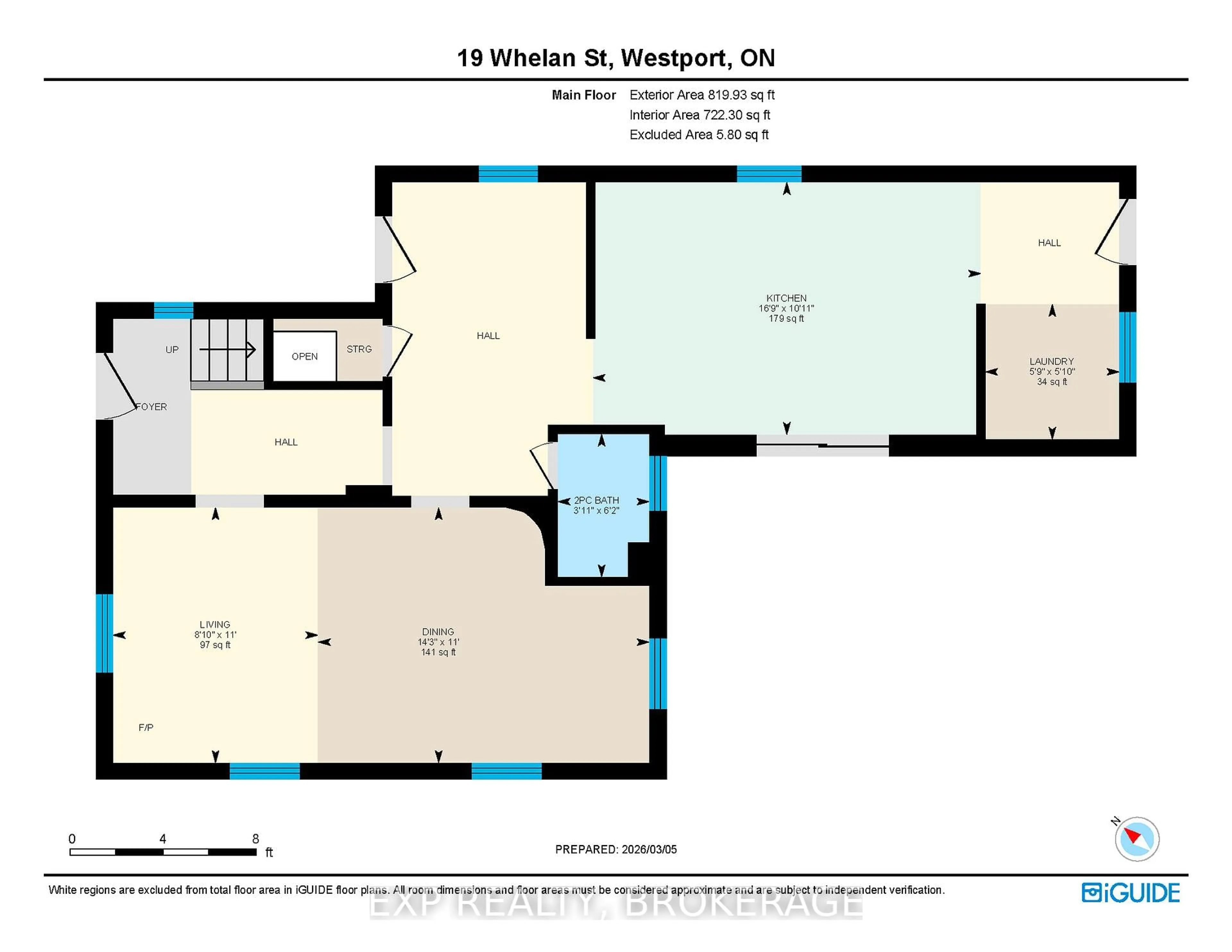Floor plan for 19 WHELAN St, Westport Ontario K0G 1X0