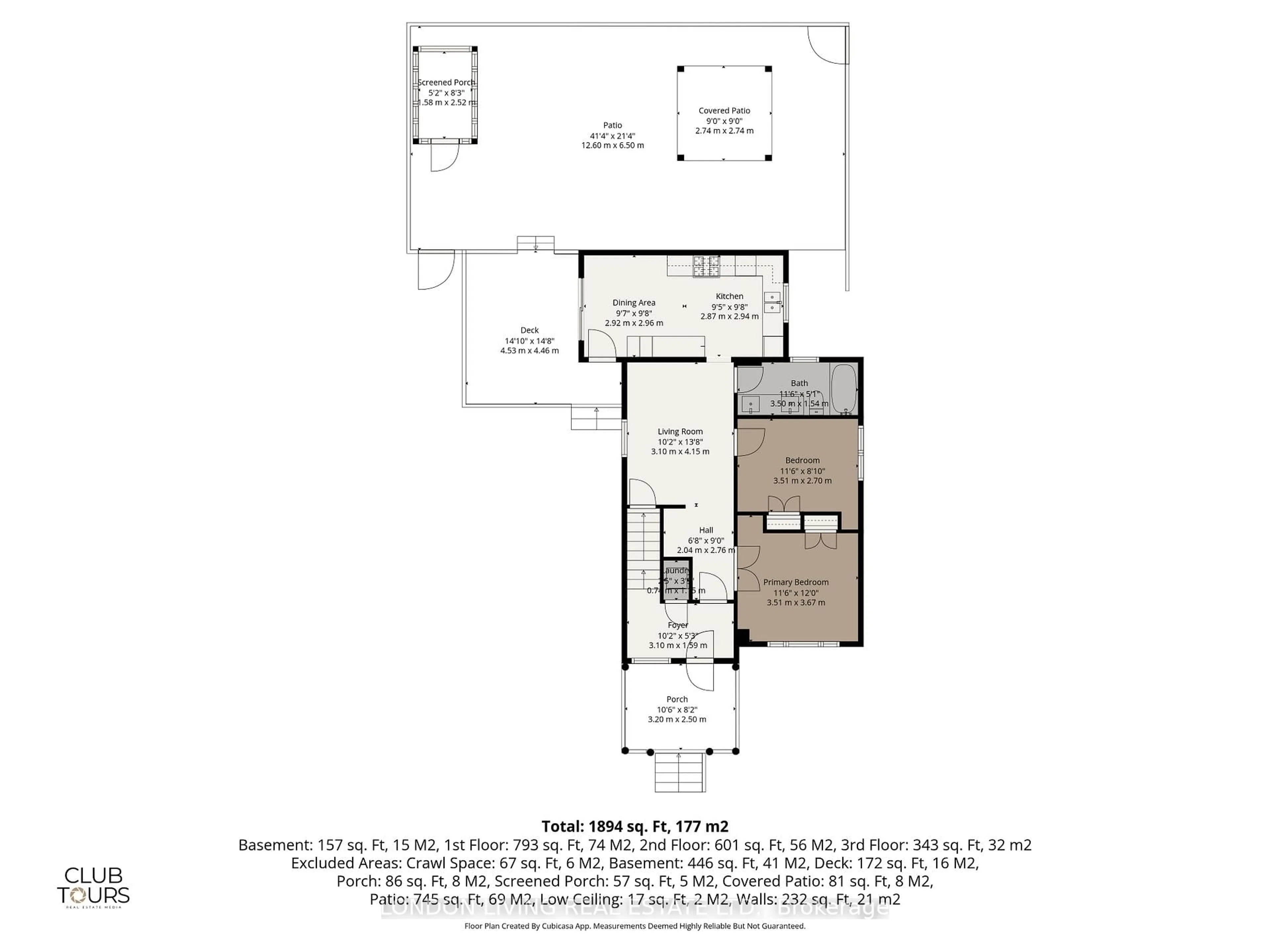 Floor plan for 141 Bruce St, London South Ontario N6C 1G9