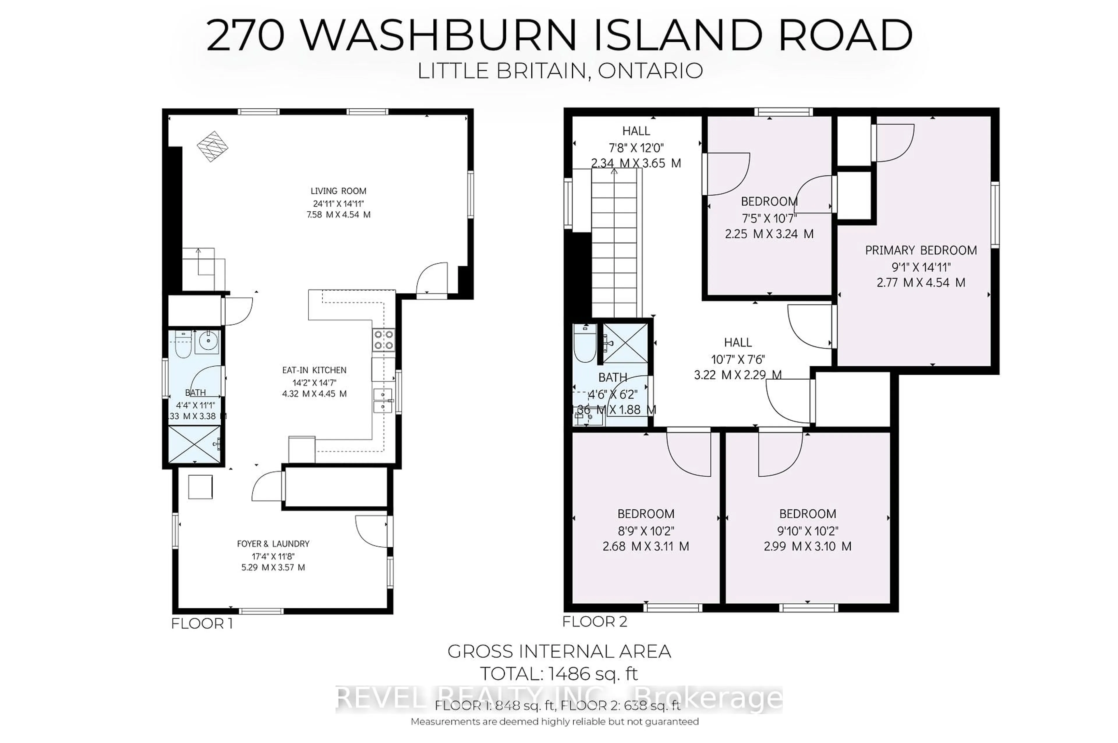 Floor plan for 270 Washburn Island Rd, Kawartha Lakes Ontario K0M 2C0