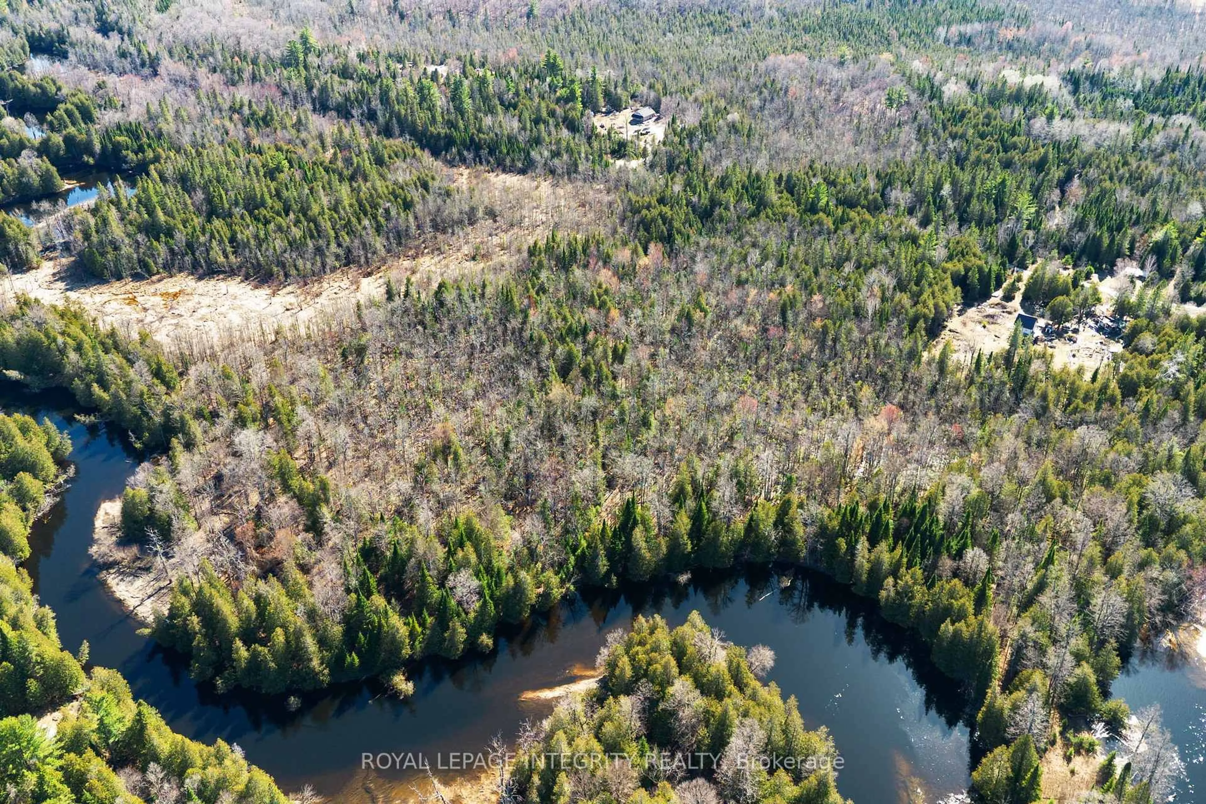 A pic from outside/outdoor area/front of a property/back of a property/a pic from drone, forest/trees view for 154 Proulx Lane, Lanark Ontario K0G 1K0