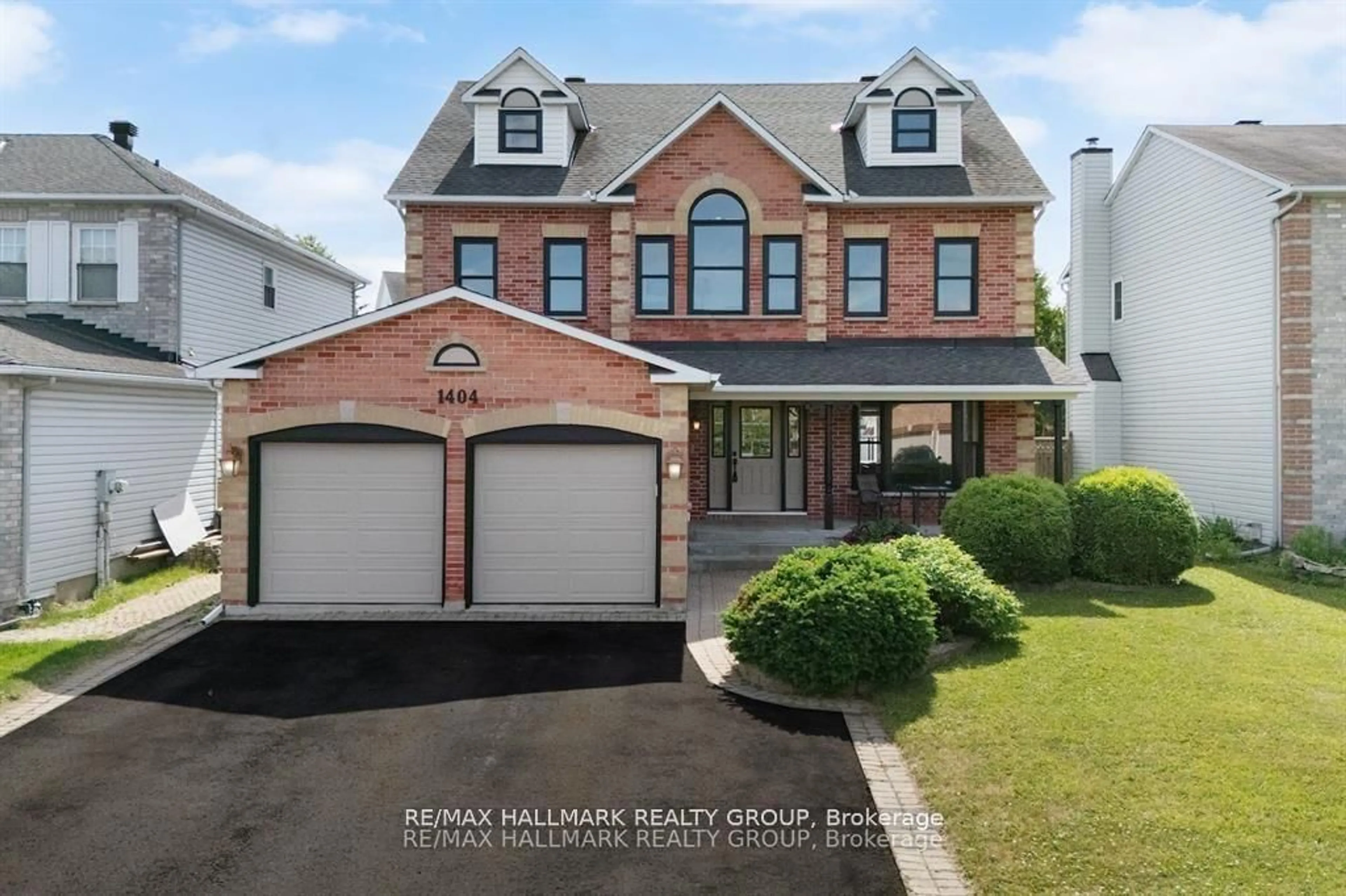 Home with brick exterior material, street for 1404 Montresor Way, Orleans Ontario K4A 3C5