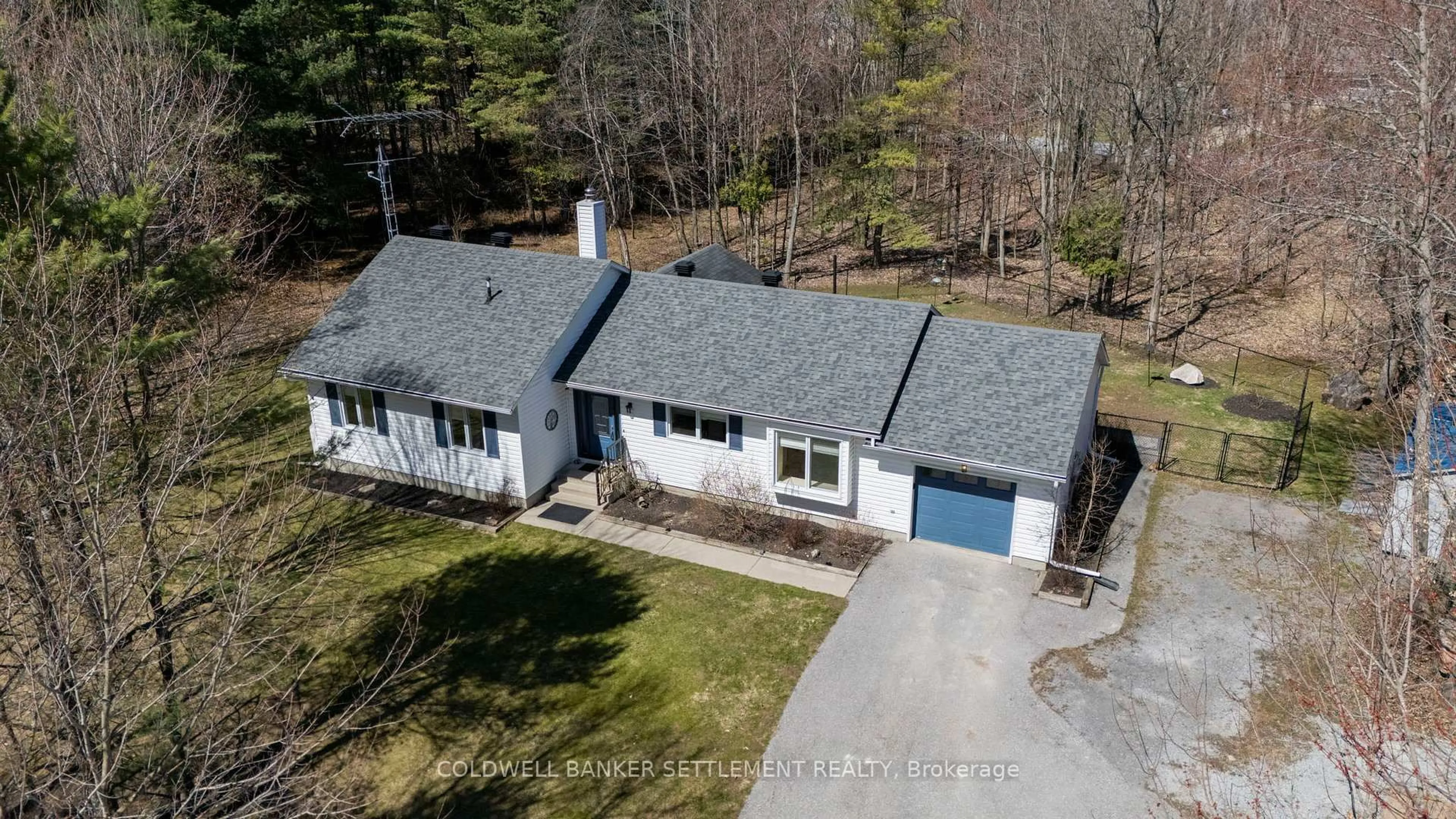 A pic from outside/outdoor area/front of a property/back of a property/a pic from drone, street for 355 Otty Way, Perth Ontario K7H 0E5