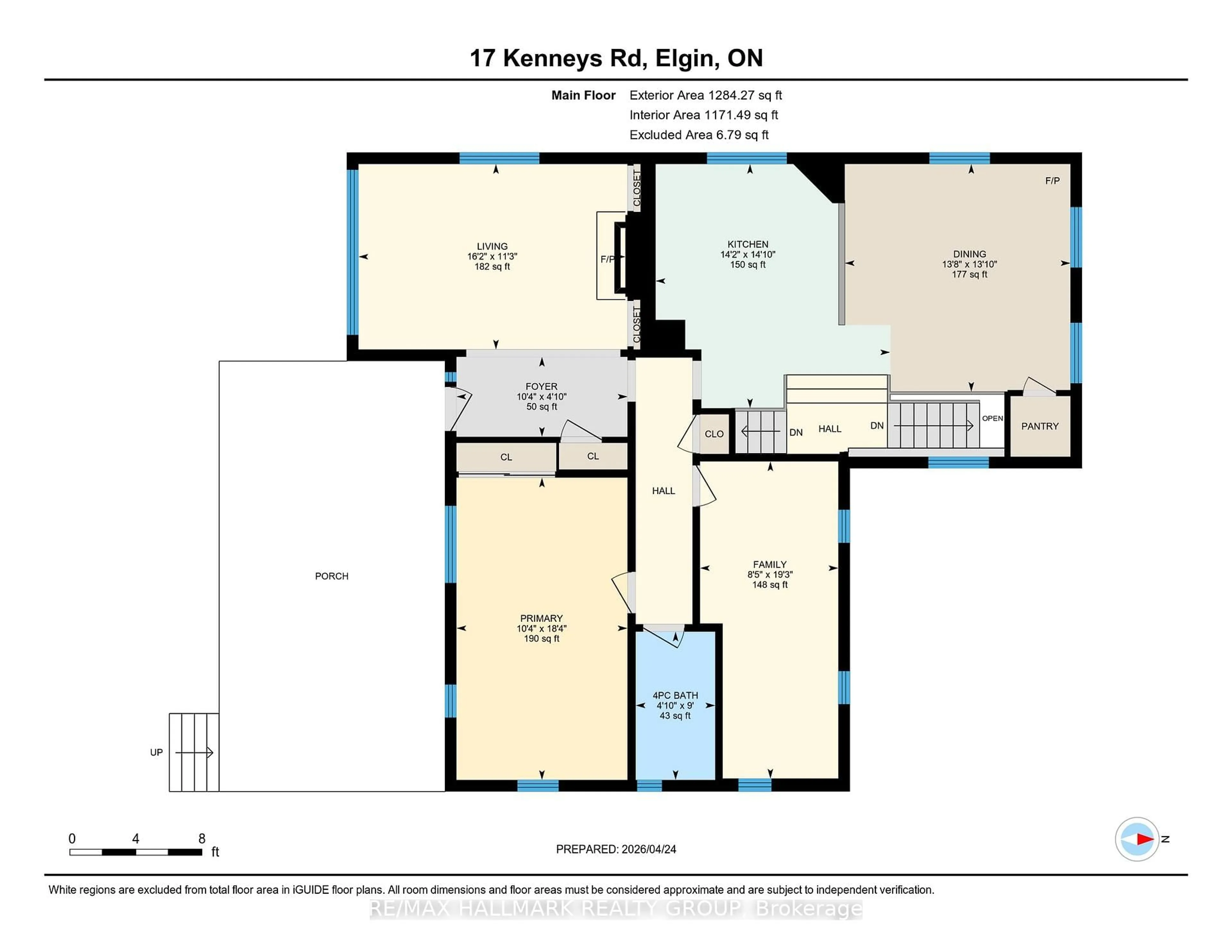 Floor plan for 17 Kenney Rd, Rideau Lakes Ontario K0G 1E0