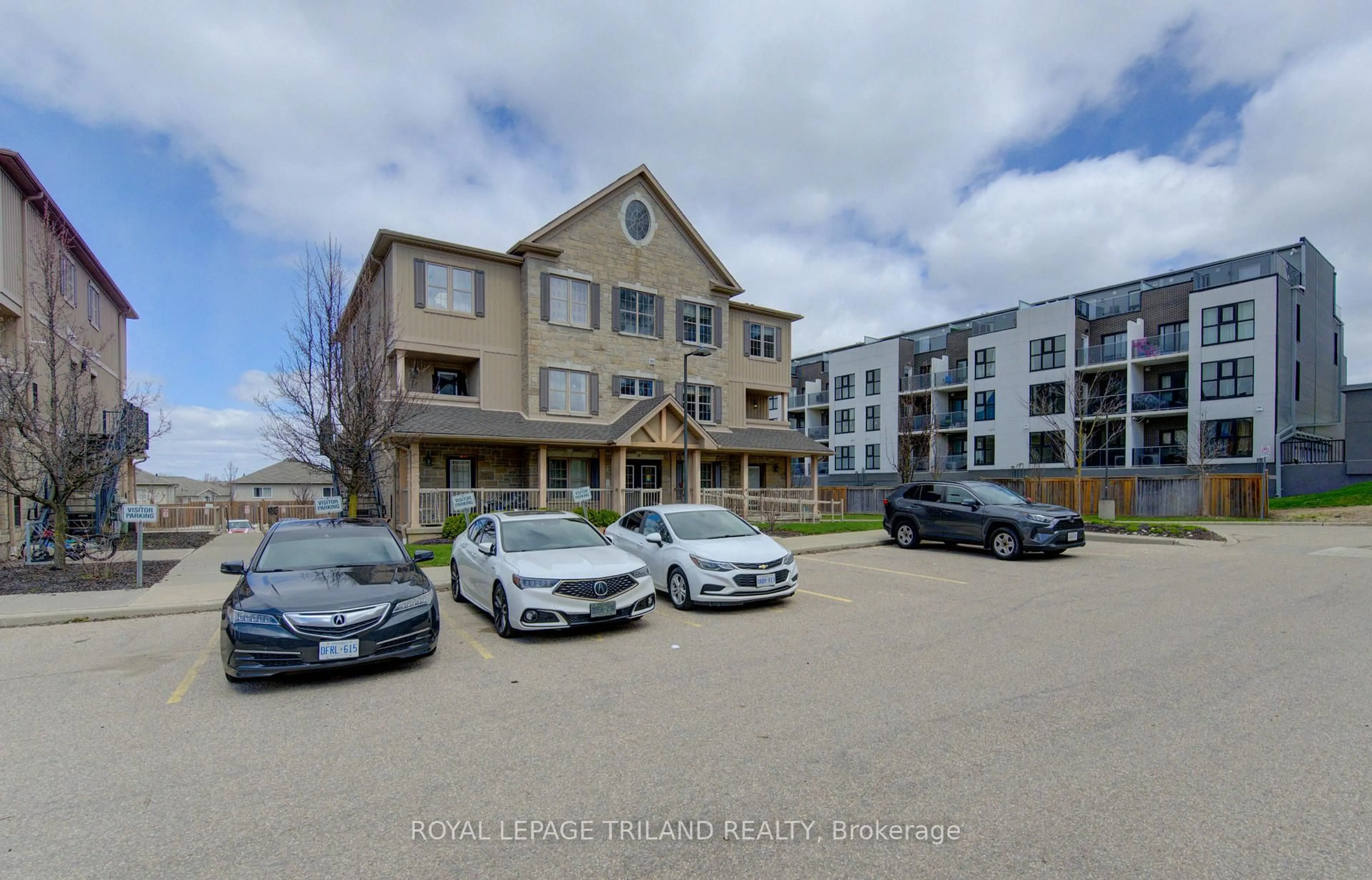 A pic from outside/outdoor area/front of a property/back of a property/a pic from drone, street for 1460 Highland Rd #9H, Kitchener Ontario N2N 0B7