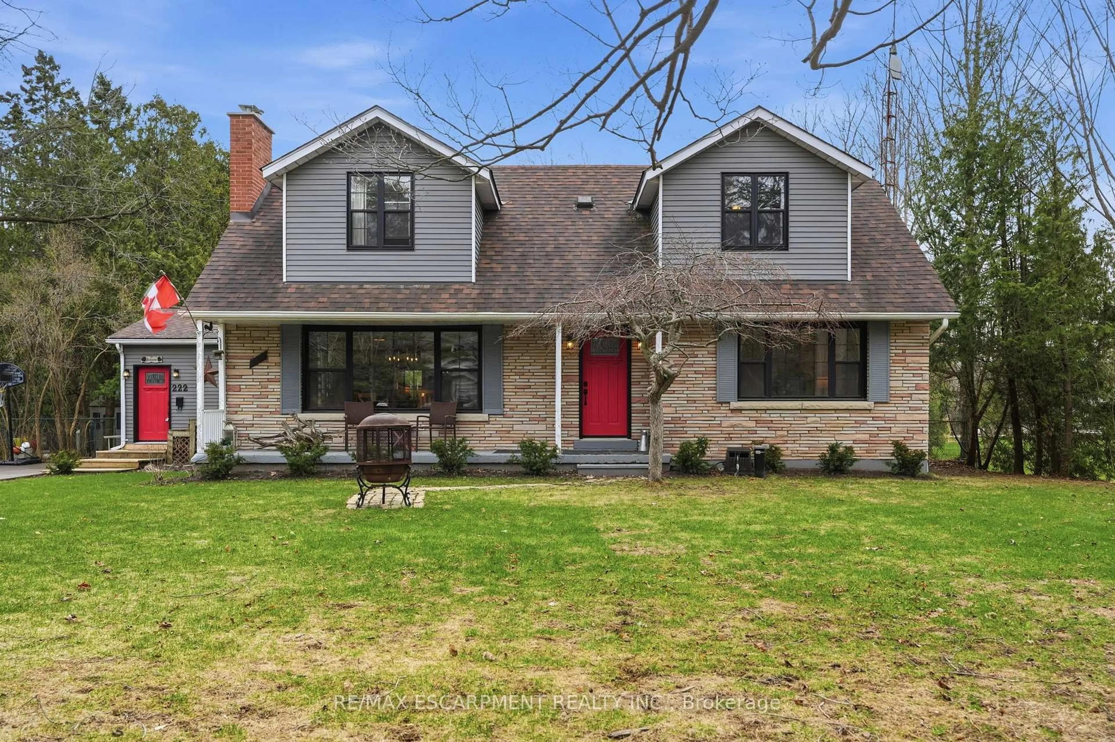 Home with brick exterior material, street for 222 Concession 11, Hamilton Ontario L8B 1H8