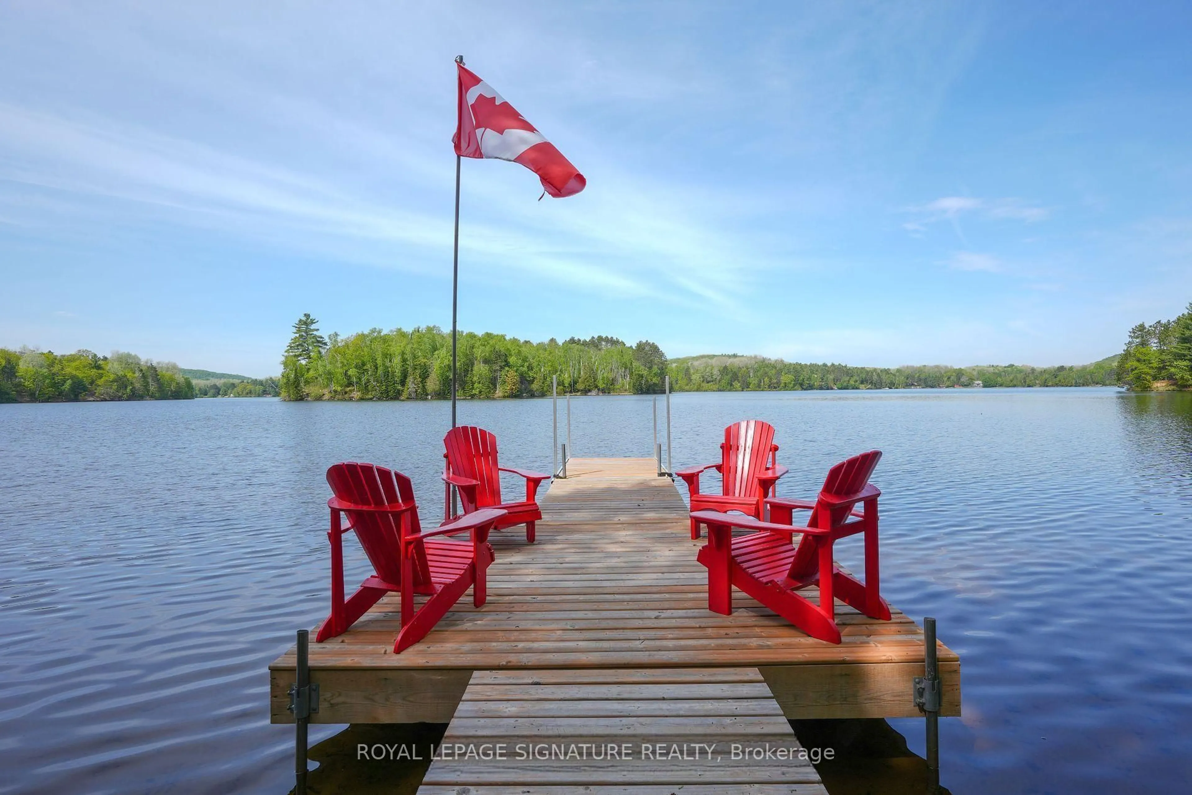 Patio, water/lake/river/ocean view for 40249 Combermere Rd, Barry's Bay Ontario K0J 1B0