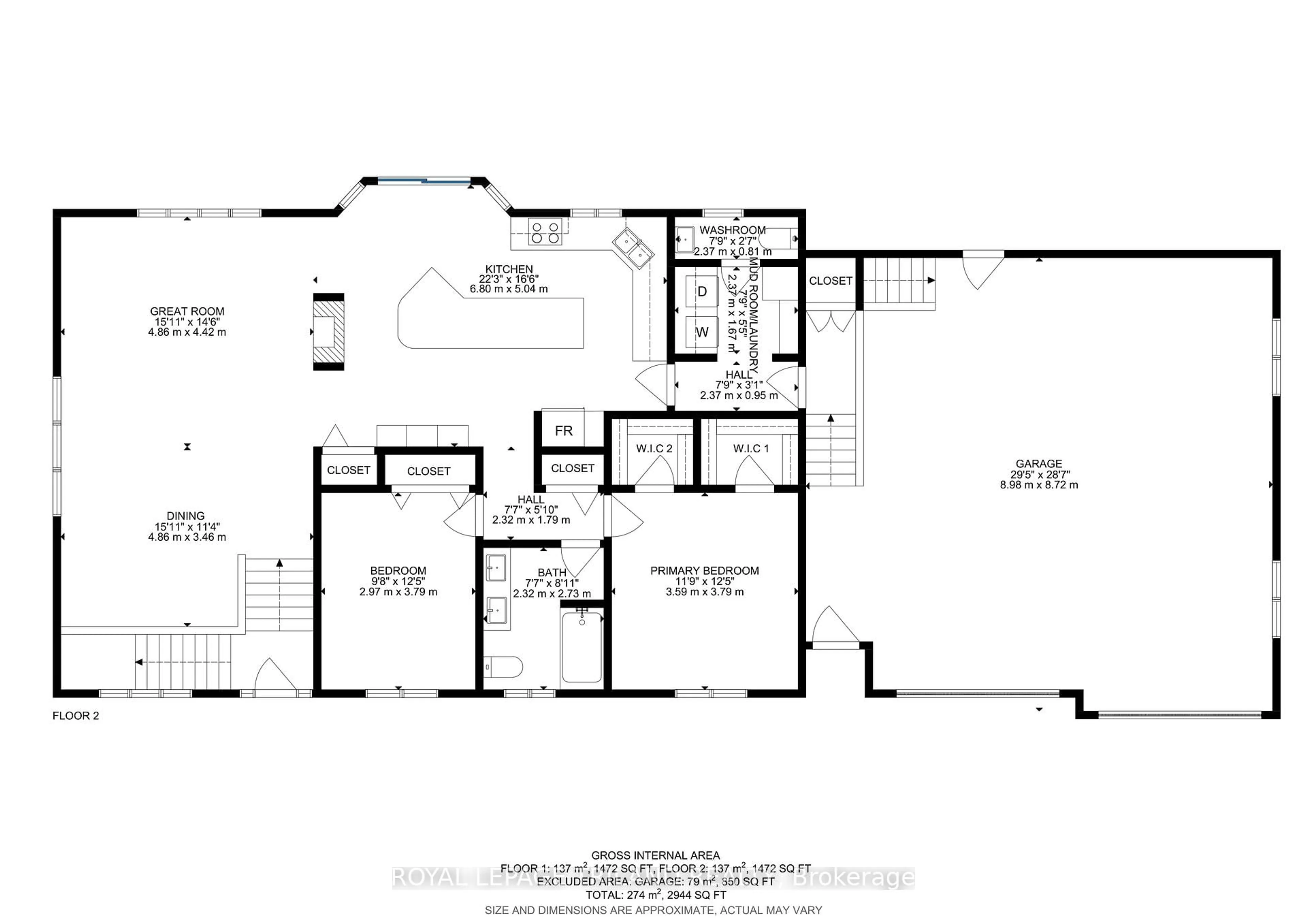 Floor plan for 2670 Putnam Rd, Thames Centre Ontario N0L 2B0