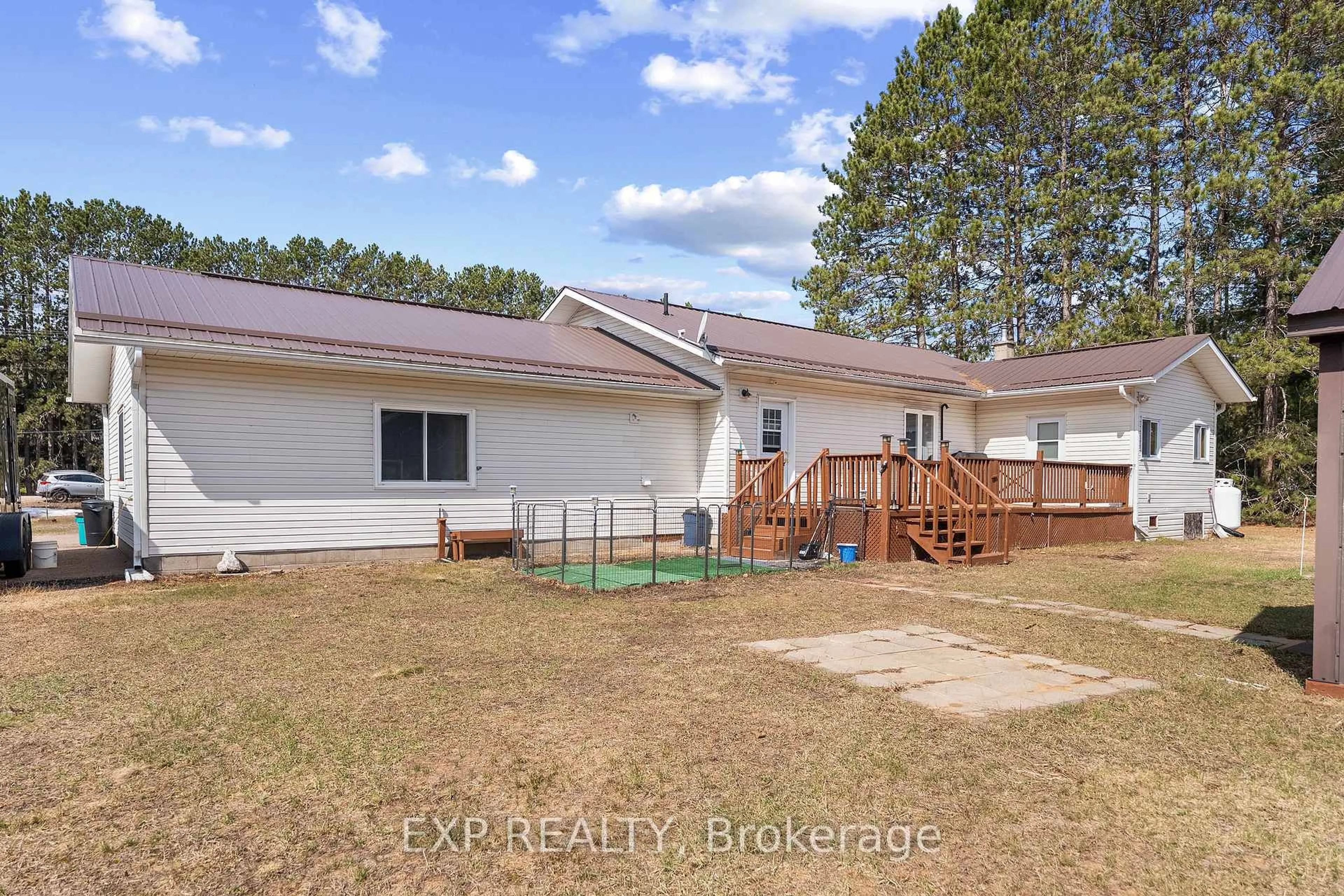 A pic from outside/outdoor area/front of a property/back of a property/a pic from drone, water/lake/river/ocean view for 39790 A Combermere Rd, Barry's Bay Ontario K0J 1B0