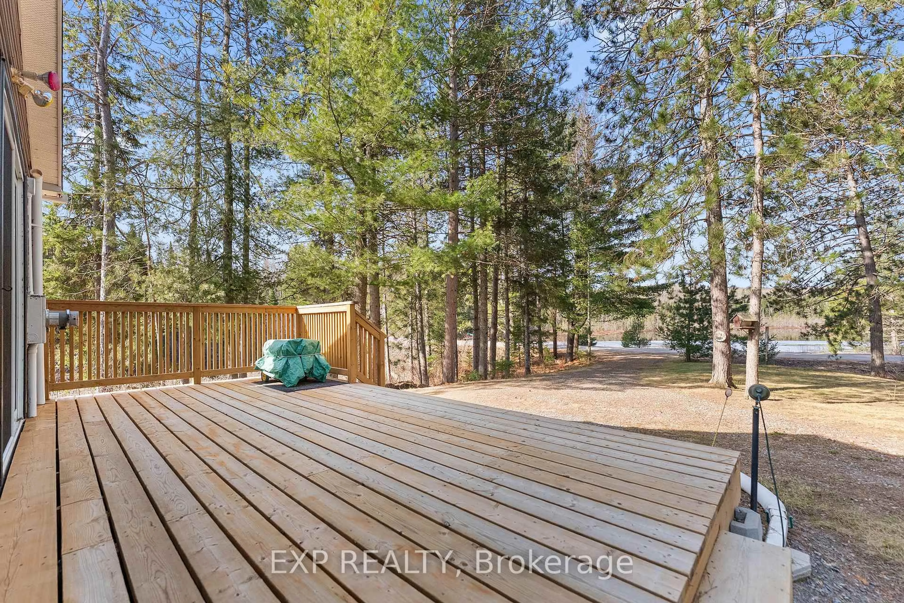 Patio, forest/trees view for 2401 127 Highway, Maynooth Ontario K0L 2K0